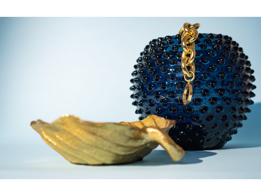 Klimchi Hobnail Vase 18Cm (Royal Blue )