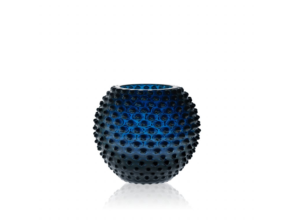 Klimchi Hobnail Vase 18Cm (Royal Blue )
