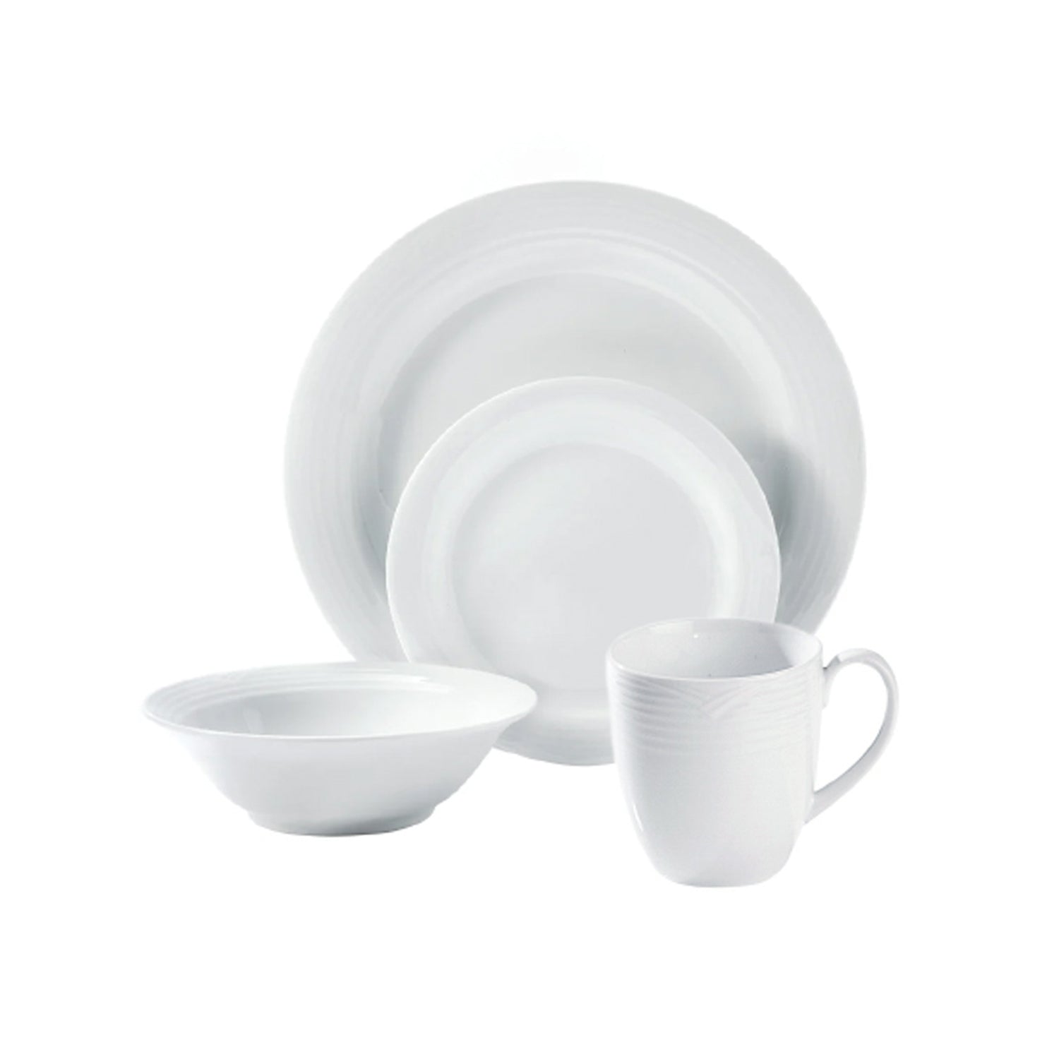 Noritake 16Pcs Dinner Set for 4 person - Arctic White