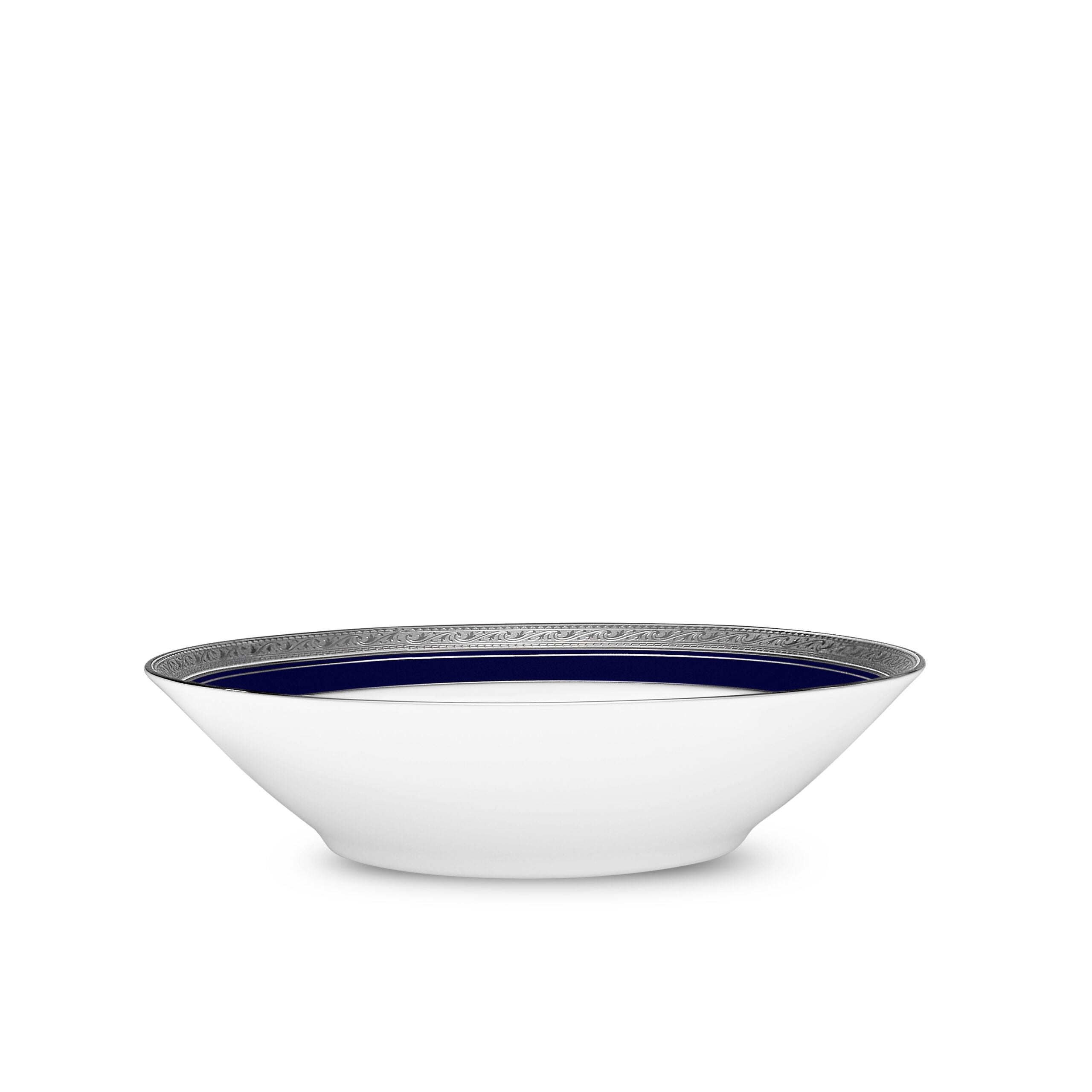 Noritake 33Pcs Dinner Set with Teapot for 6 Person - Crestwood Cobalt Platinum