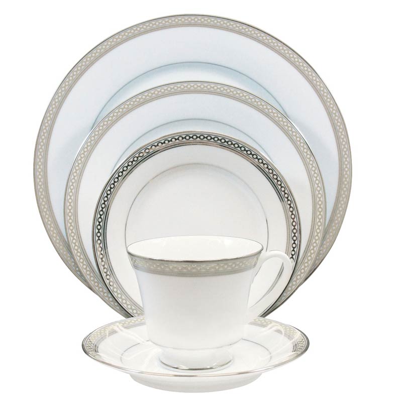 Noritake 96Pcs Dinner & Tea Set for 12 Person - Legacy Splendor