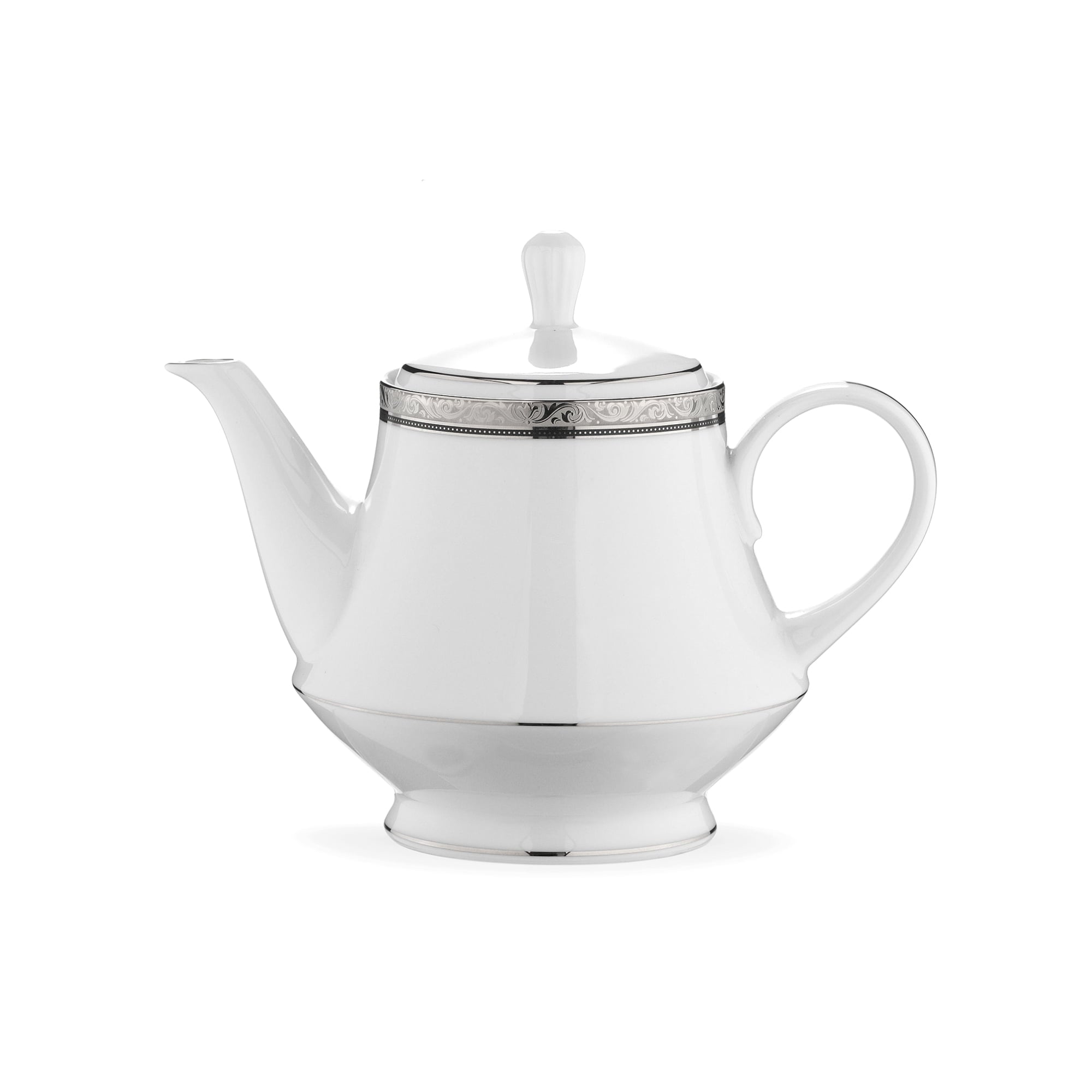 Noritake 33Pcs Dinner Set with Teapot for 6 Person - Regent Platinum