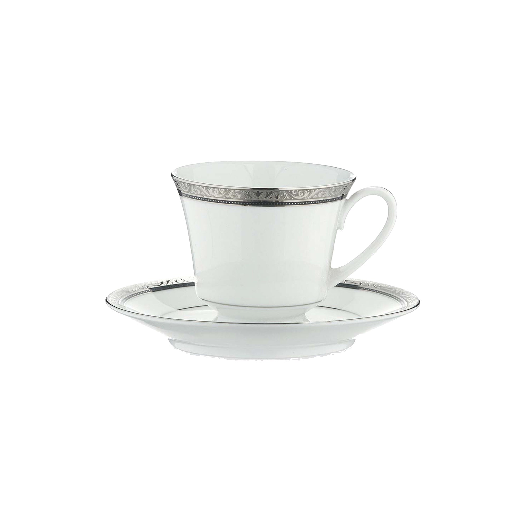 Noritake 37Pcs Dinner & Tea Set For 6 Person - Regent Platinum