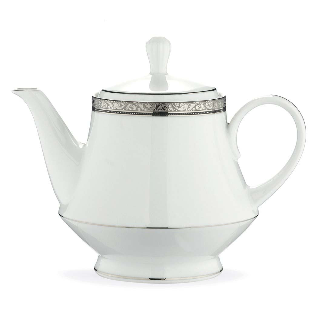 Noritake Tea Pot - Regent Platinum