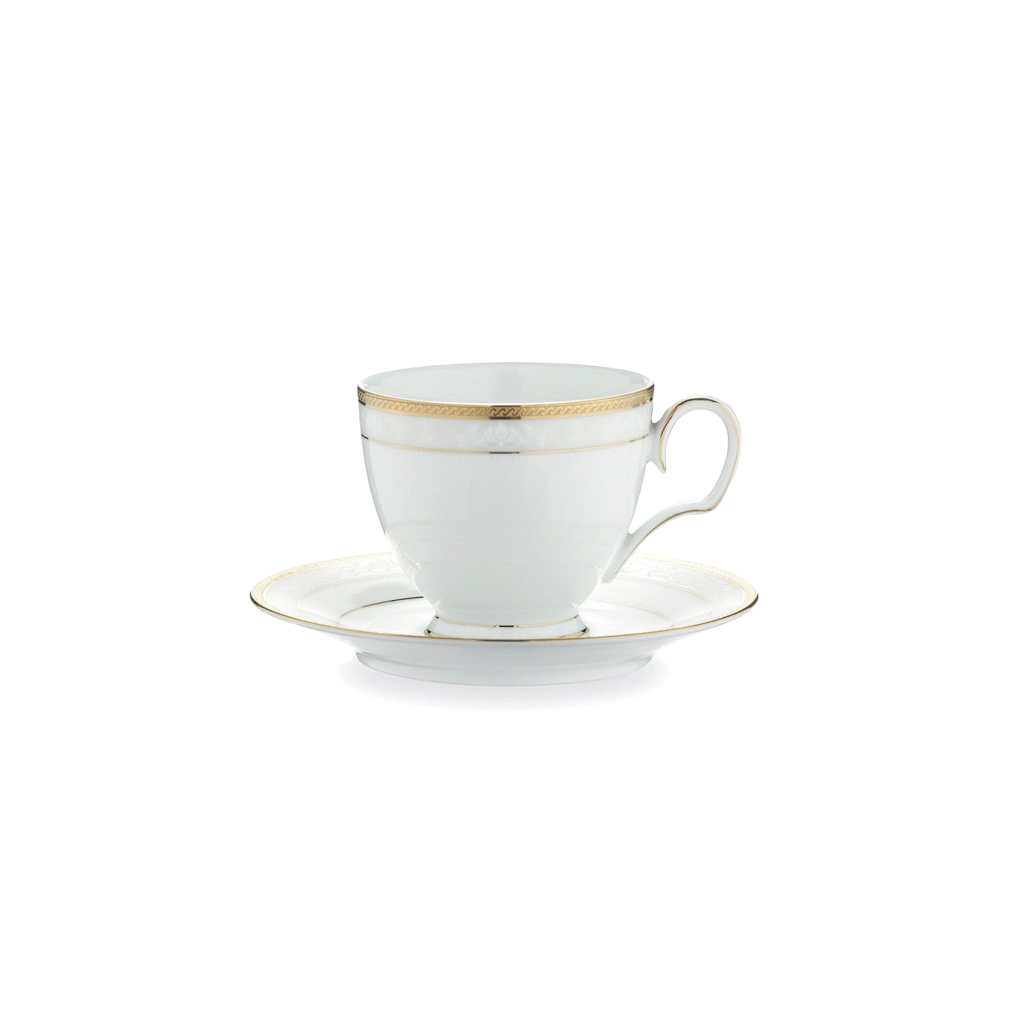 Noritake 33Pcs Dinner Set with Teapot for 6 Person - Hampshire Gold