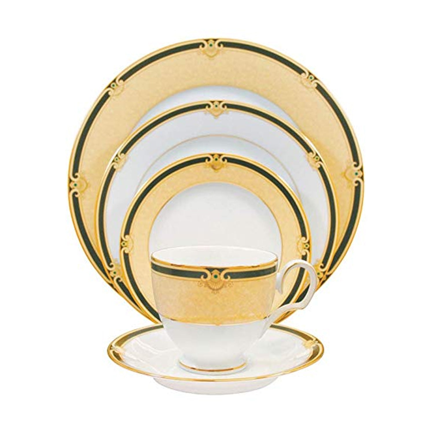 Noritake 96Pcs Dinner & Tea Set For 12 Persons - Braidwood