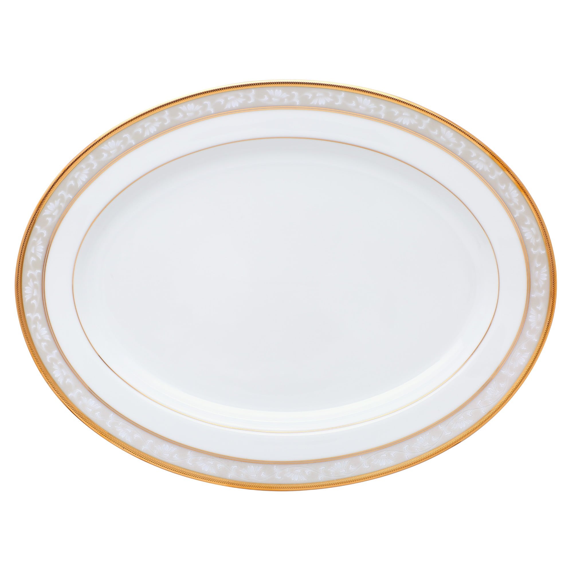 Noritake Oval Platter Large 16" - Brunswick Gold