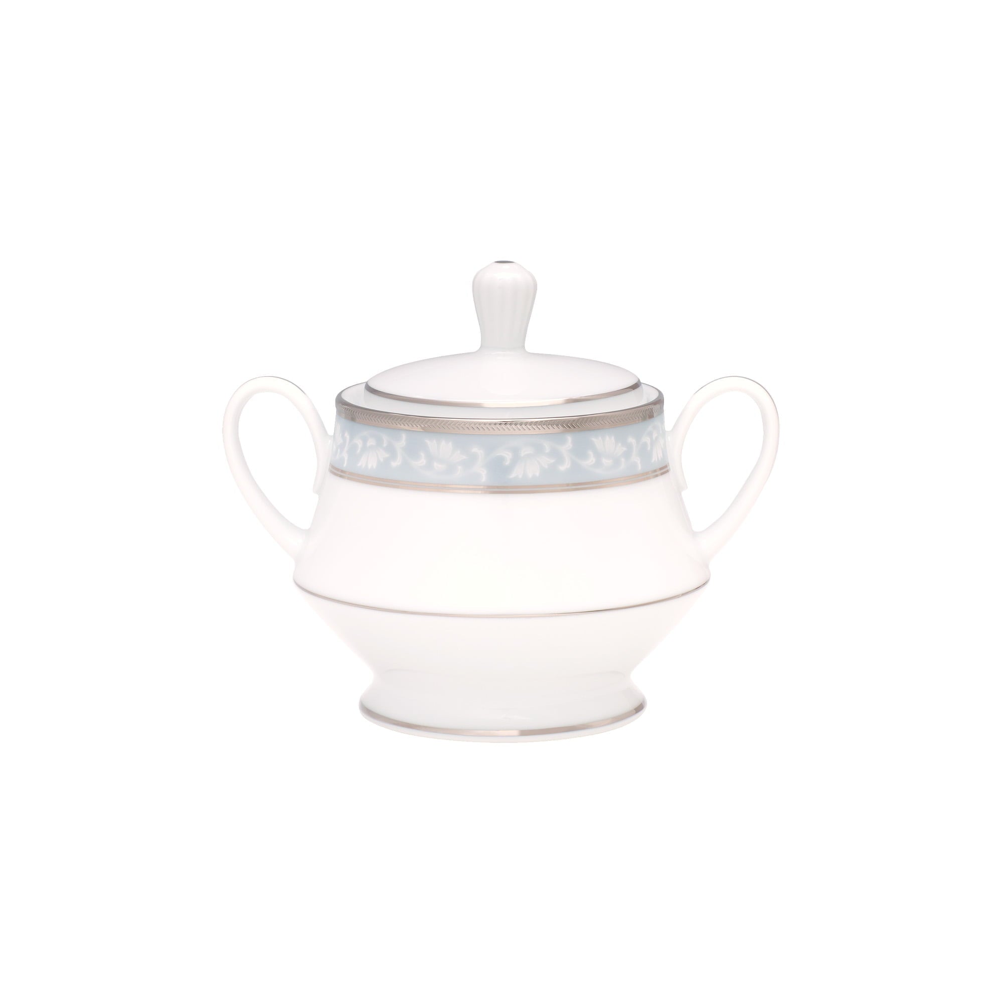 Noritake Sugar Bowl w/Lid - Brunswick Platinum