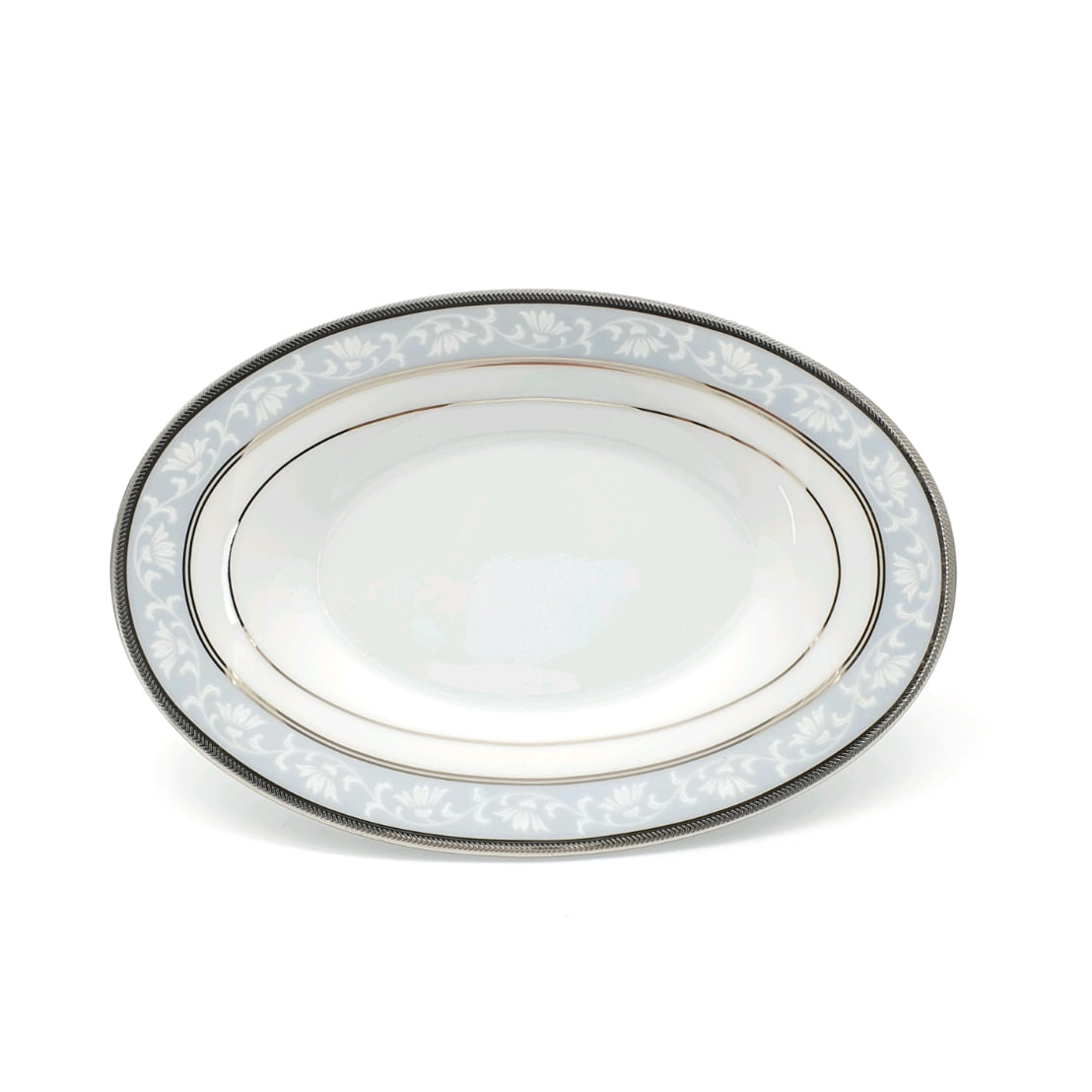 Noritake Oval Platter Medium 14" - Brunswick Platinum