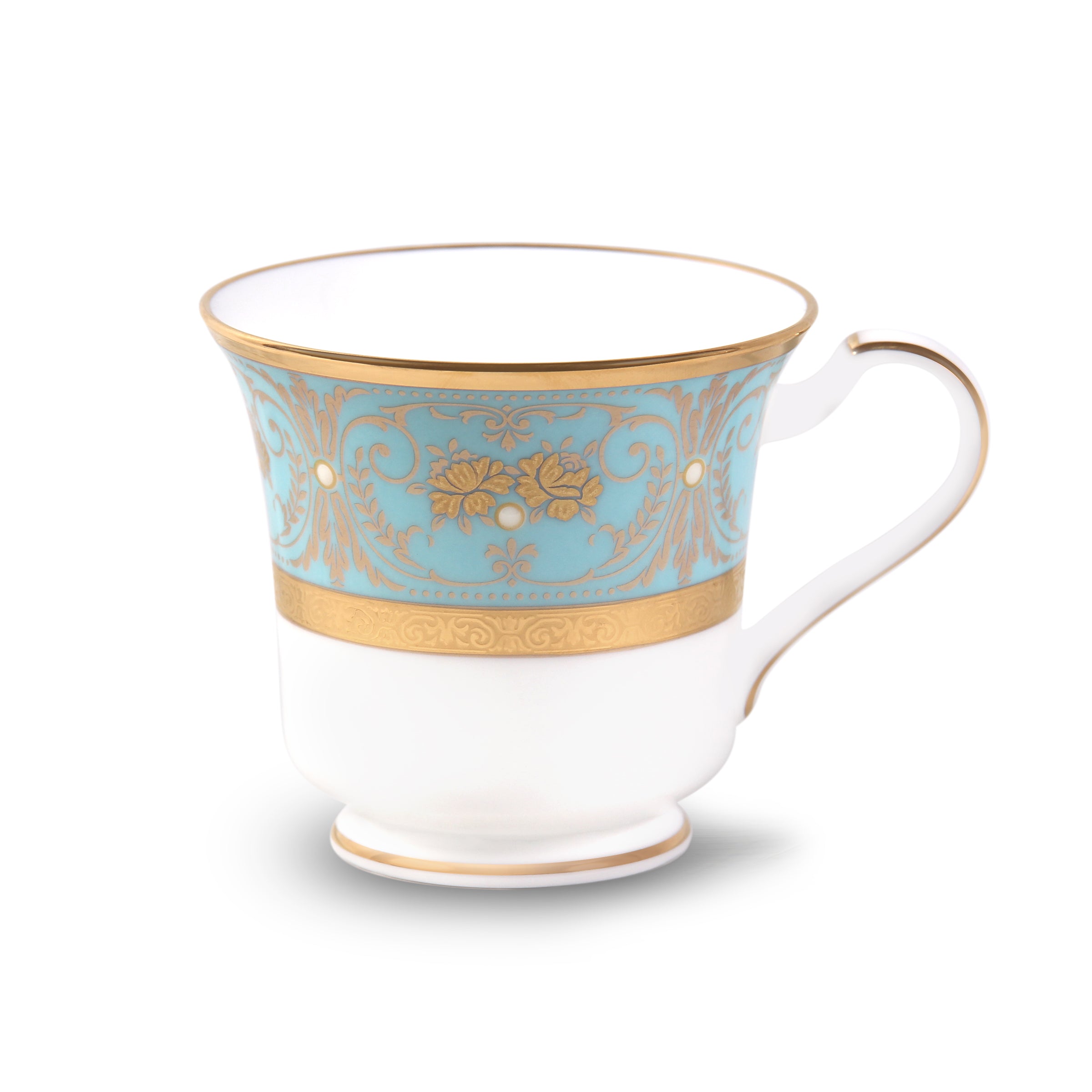 Noritake 96 Pcs Dinner And Tea Set for 12 Person - Georgian Turquise