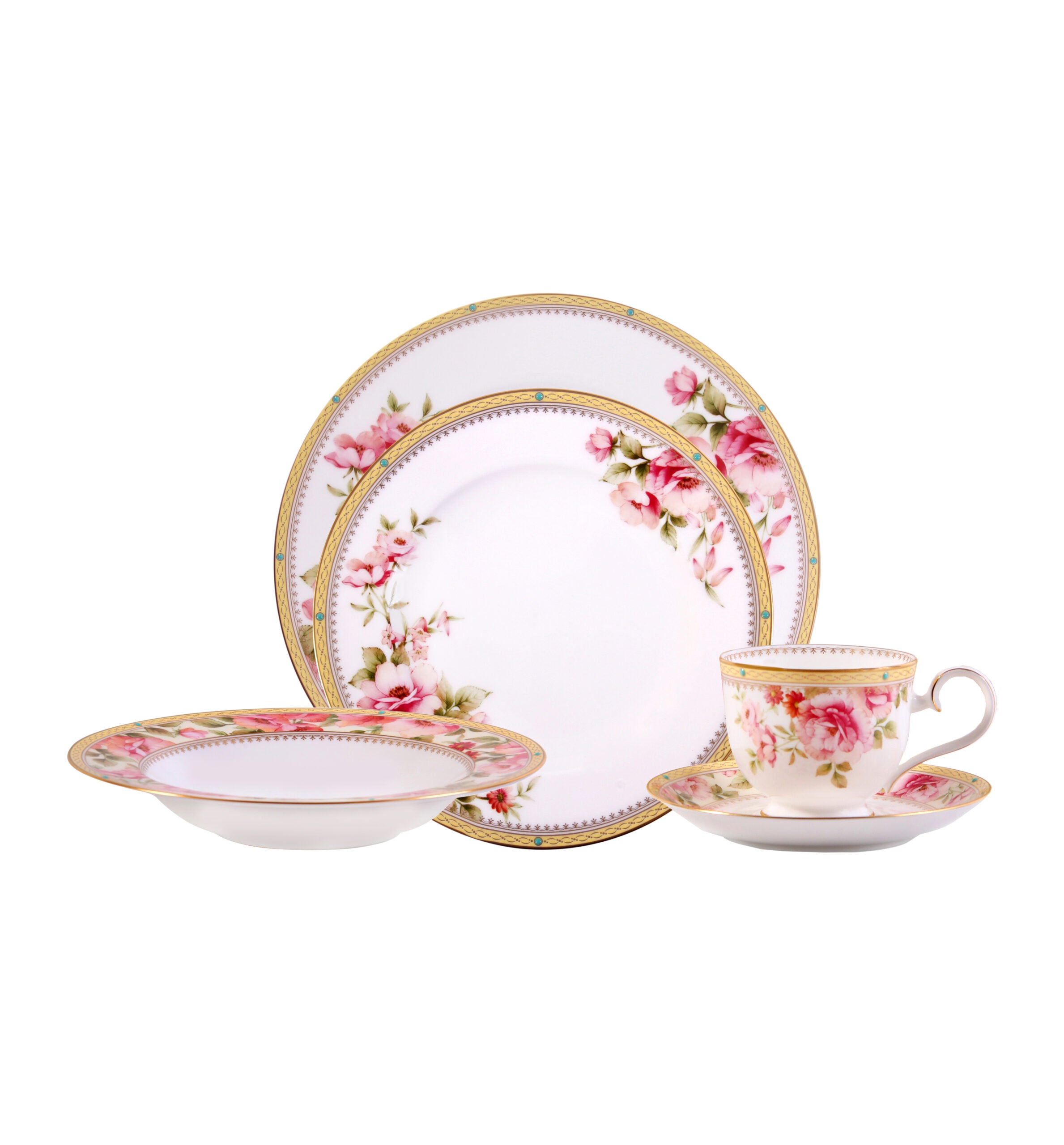Noritake 47Pcs Dinner & Tea Set for 8 Person - Hertford
