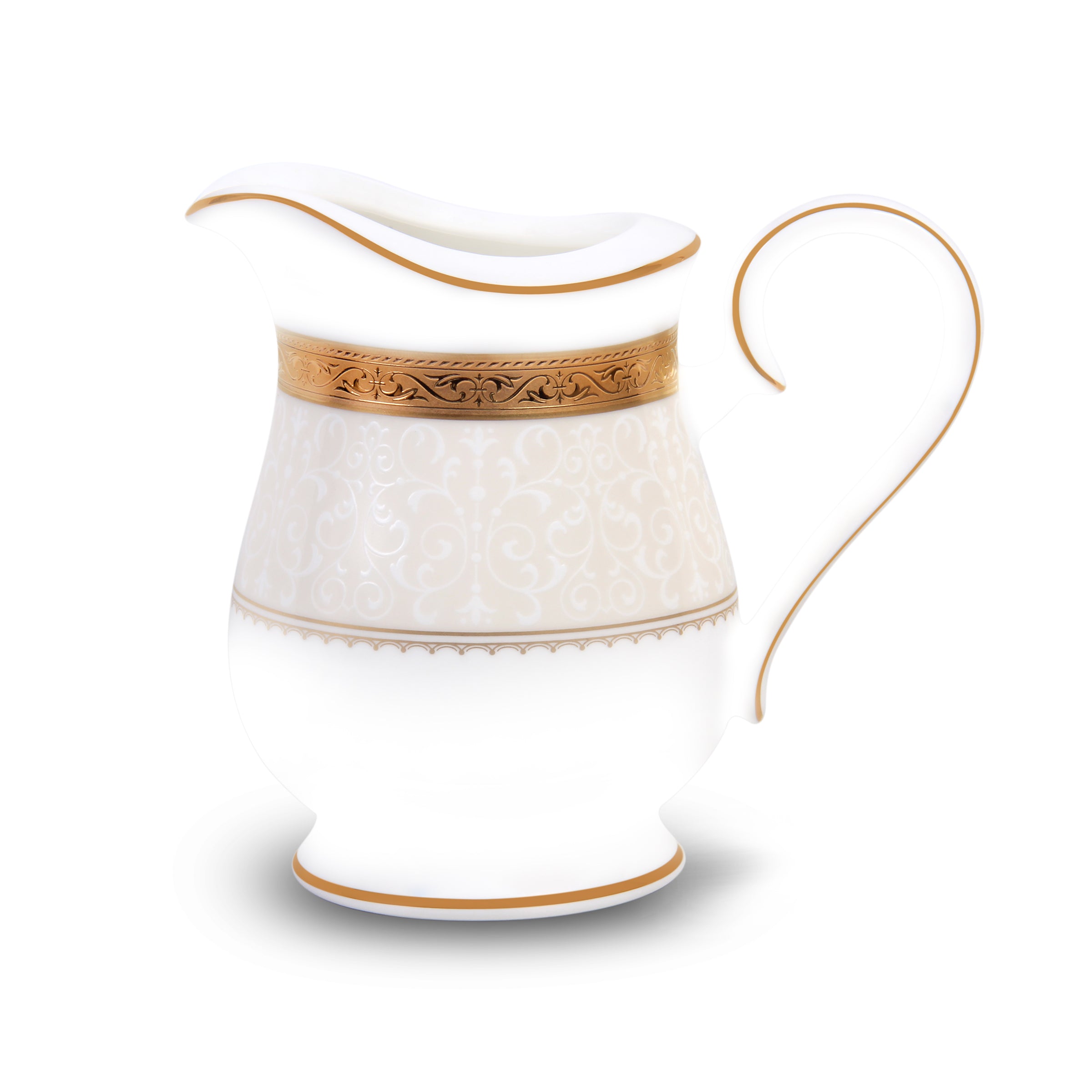 Noritake 47Pcs Dinner & Tea Set for 8 Person - Odessa Gold