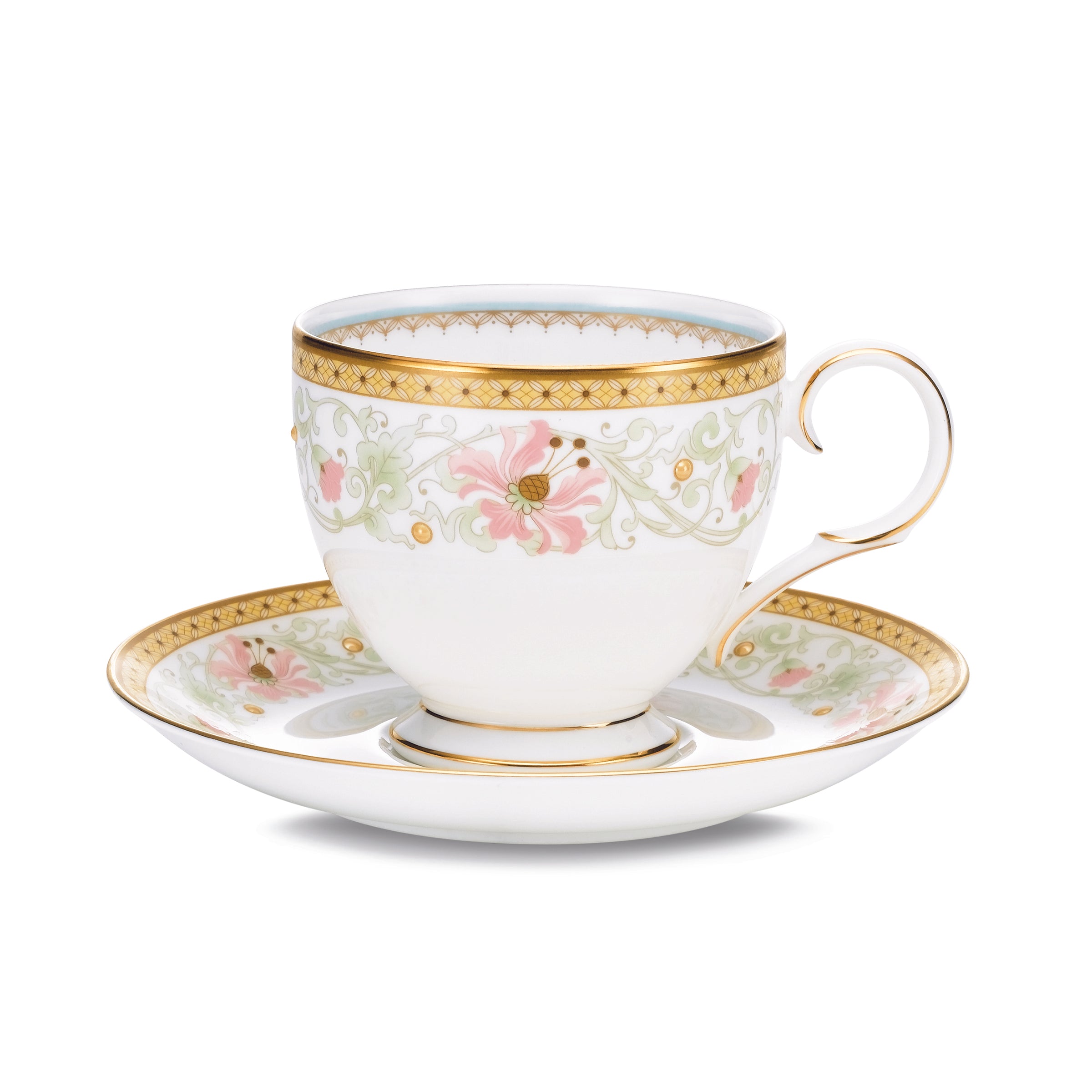 Noritake 96Pcs Dinner & Tea Set for 12 Person - Blooming Splendor