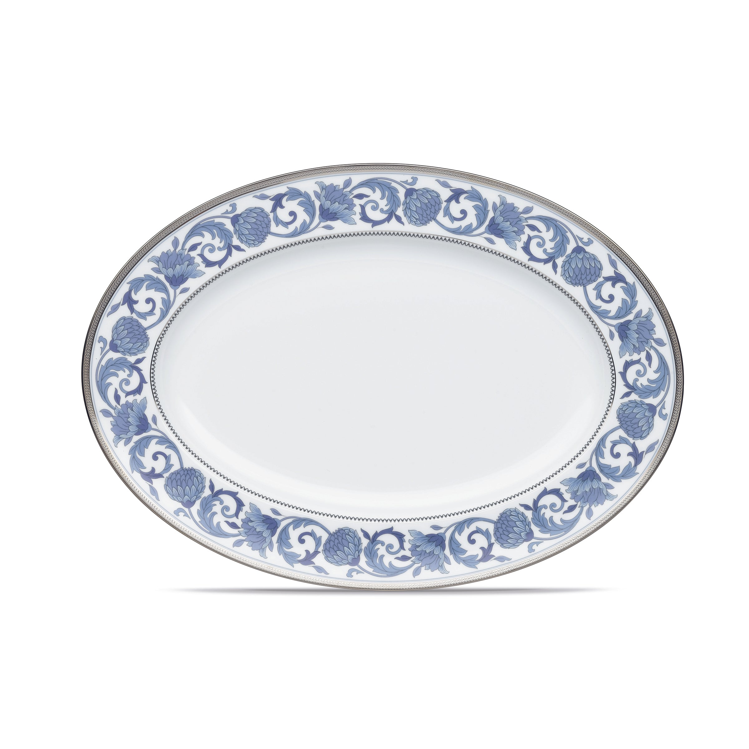 Noritake 96Pcs Dinner & Tea Set for 12 Person - Sonnet in Blue