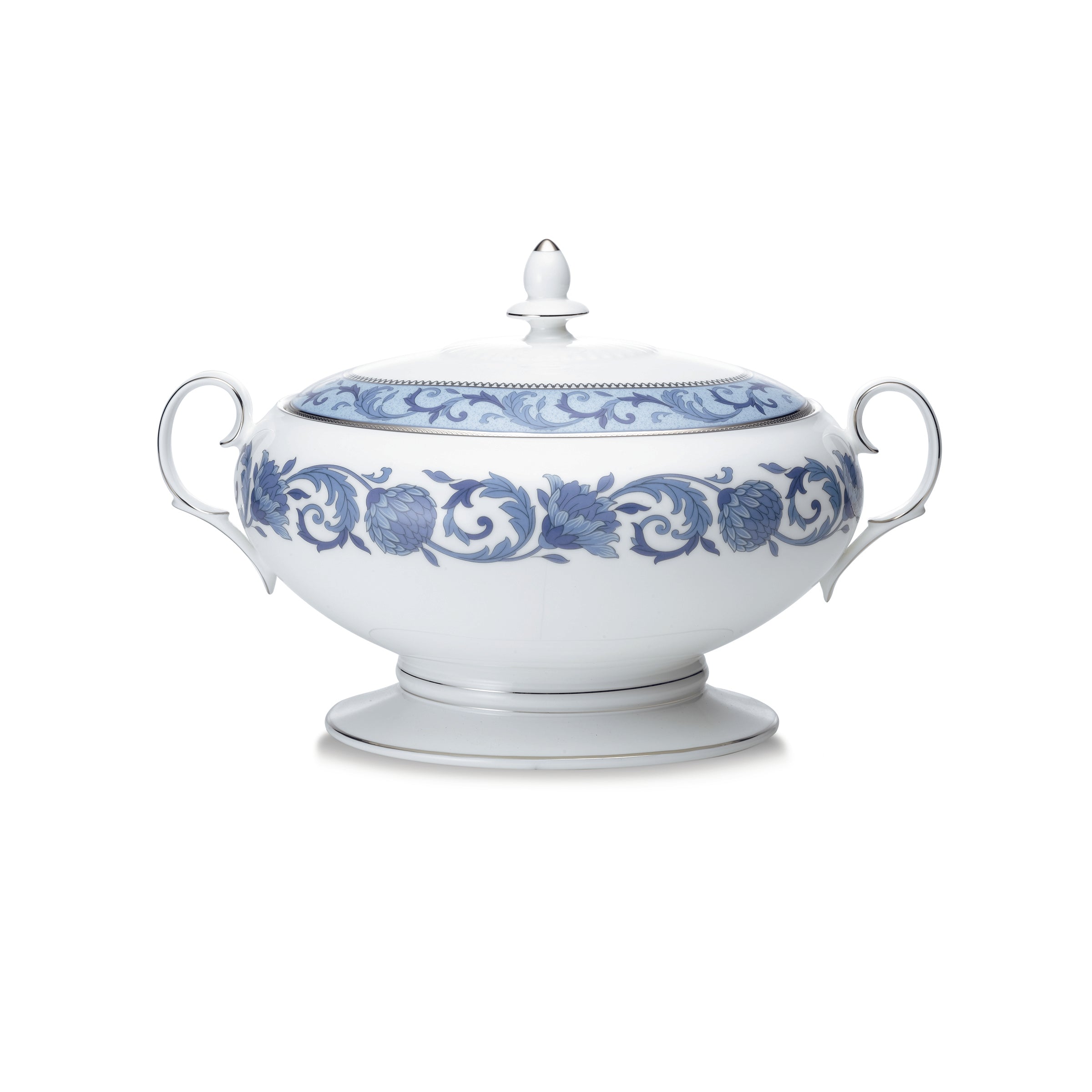 Noritake 96Pcs Dinner & Tea Set for 12 Person - Sonnet in Blue