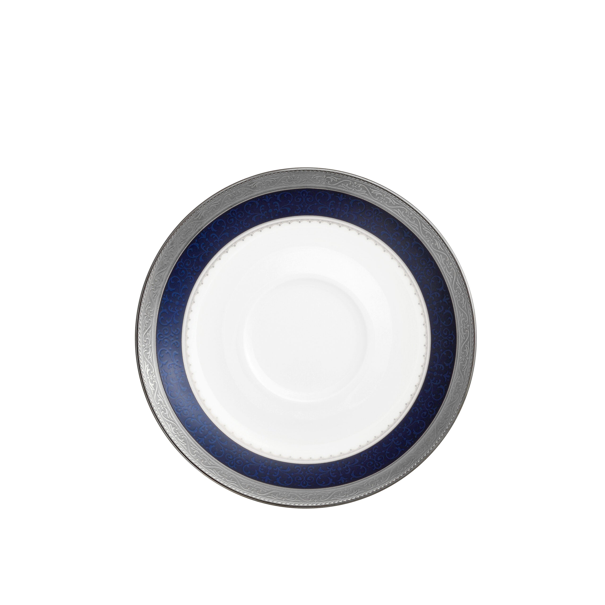 Noritake 96Pcs Dinner & Tea Set for 12 Person - Odessa Cobalt Platinum