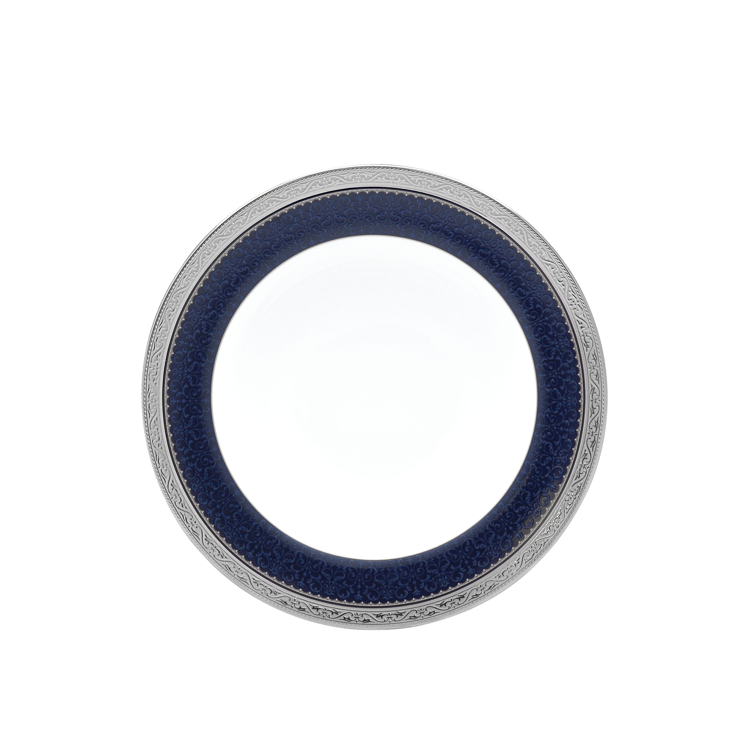 Noritake 96Pcs Dinner & Tea Set for 12 Person - Odessa Cobalt Platinum