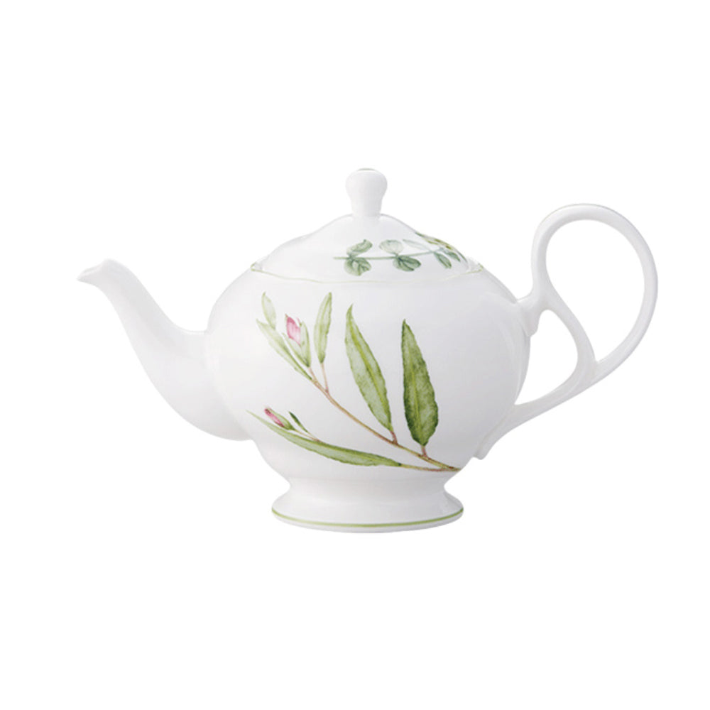 Noritake 33Pcs Dinner Set with Teapot for 6 Person - English Herbs