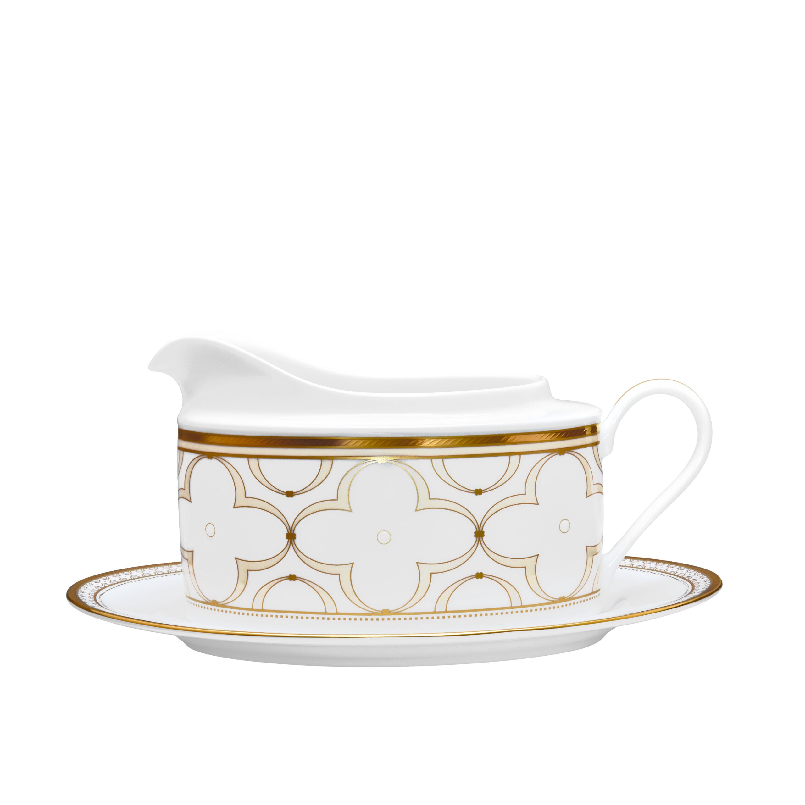 Noritake 96Pcs Dinner & Tea Set for 12 Person - Trefolio Gold