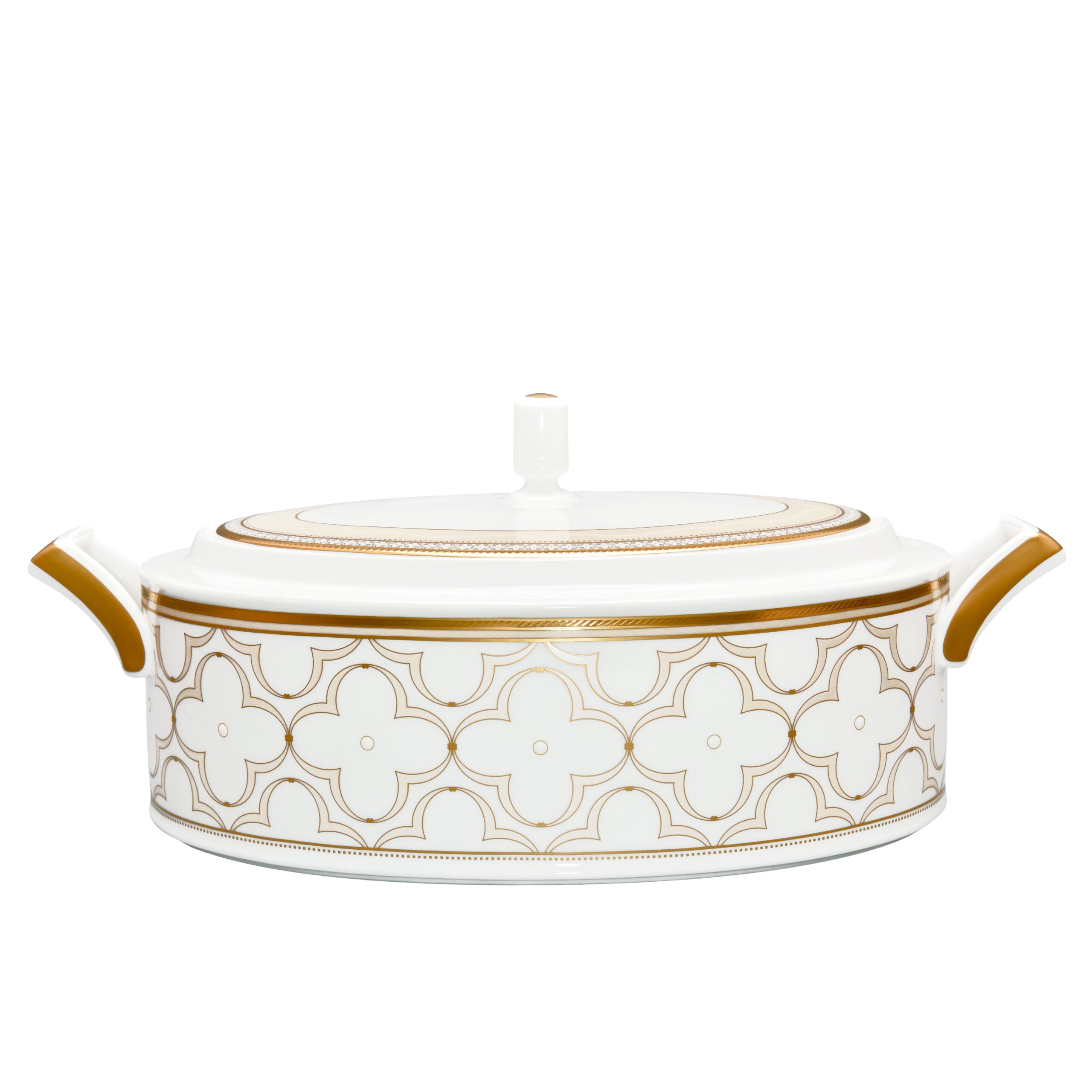 Noritake 96Pcs Dinner & Tea Set for 12 Person - Trefolio Gold