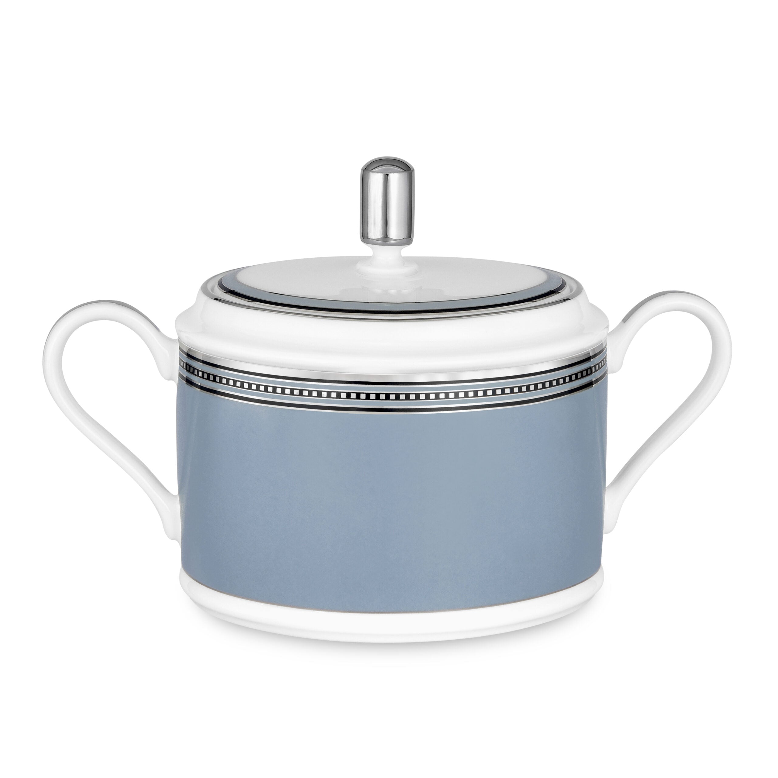 Noritake 96Pcs Dinner & Tea Set for 12 Person - Bogart Platinum