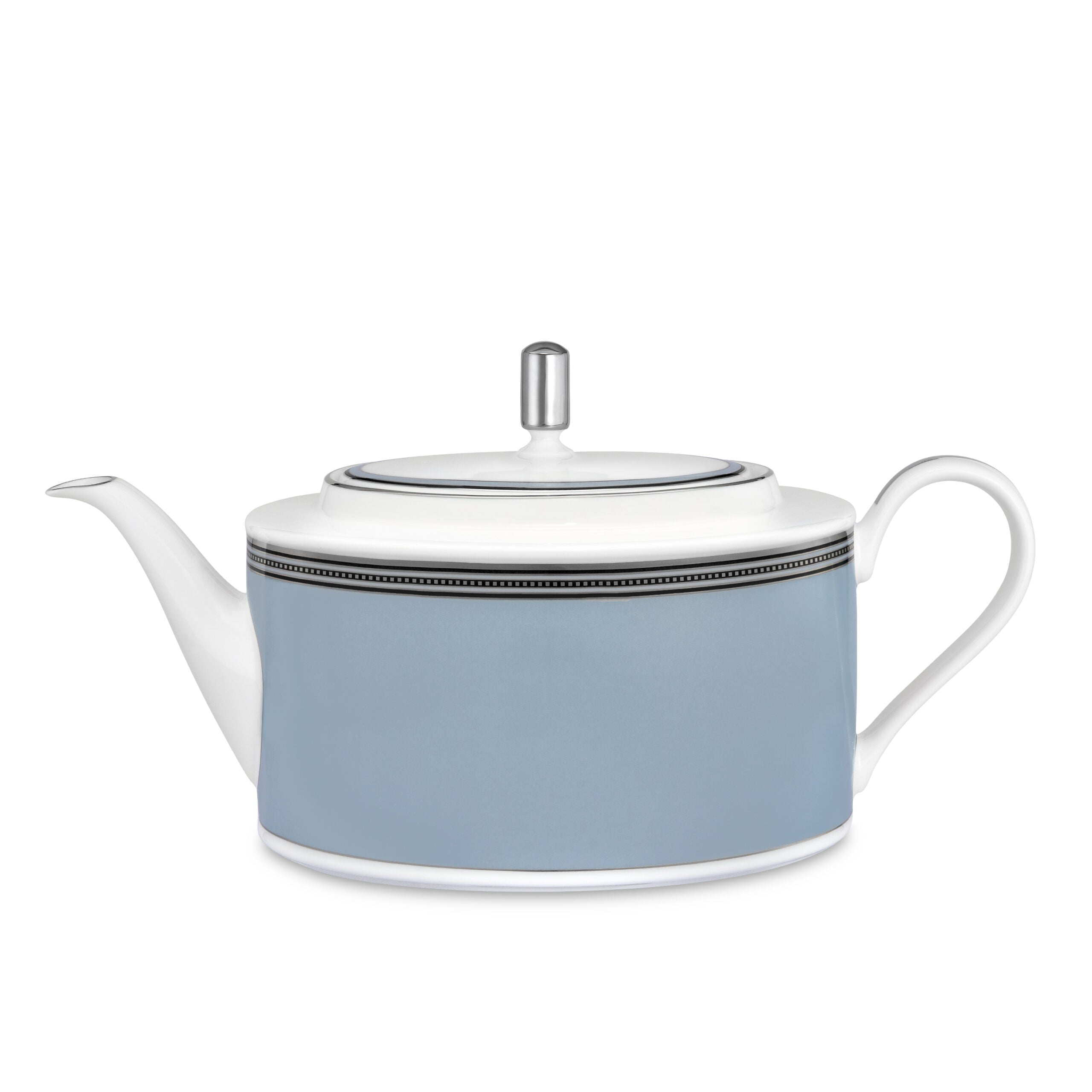 Noritake 96Pcs Dinner & Tea Set for 12 Person - Bogart Platinum