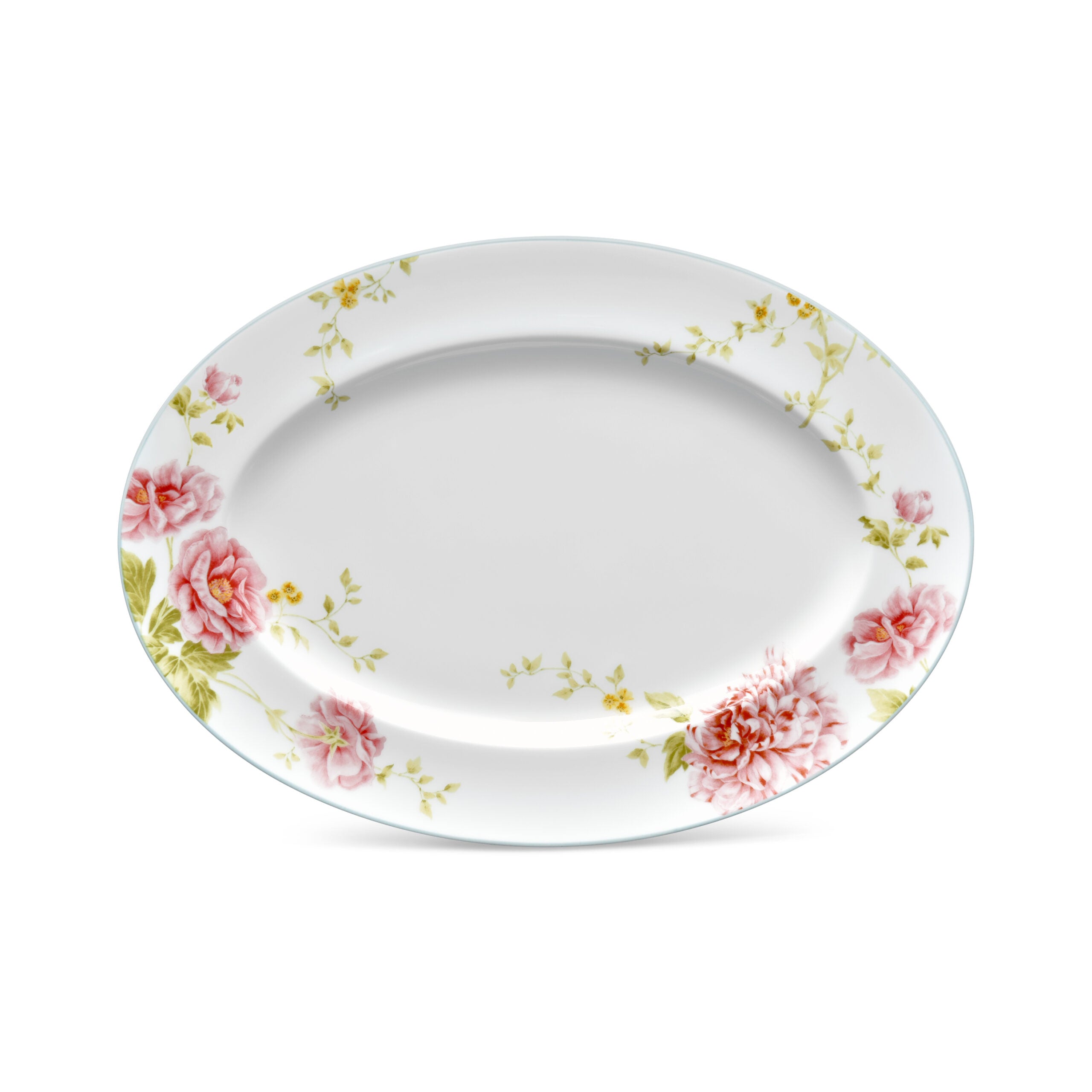 Noritake 47Pcs Dinner & Tea Set for 8 Person - Peony Pageant