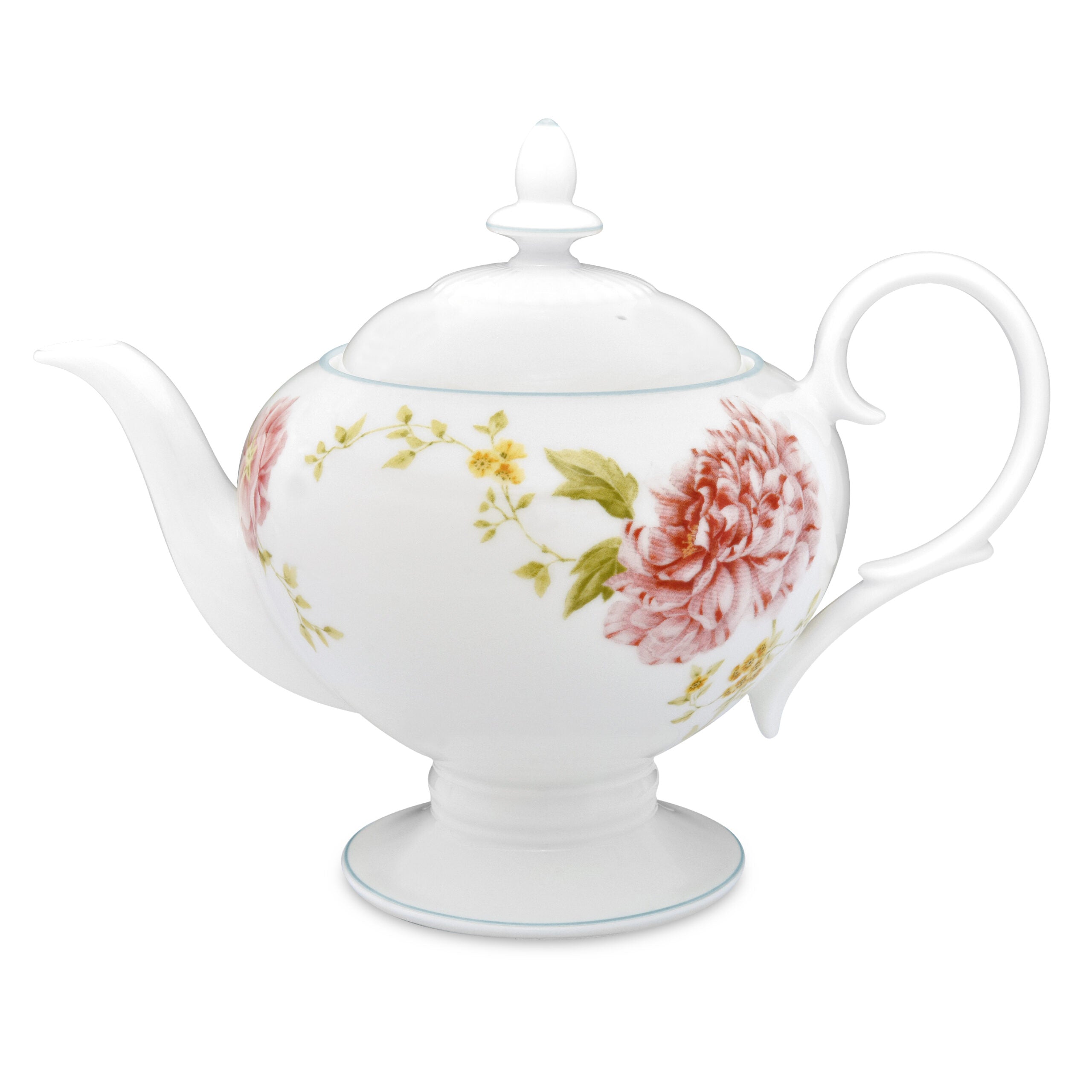 Noritake 47Pcs Dinner & Tea Set for 8 Person - Peony Pageant