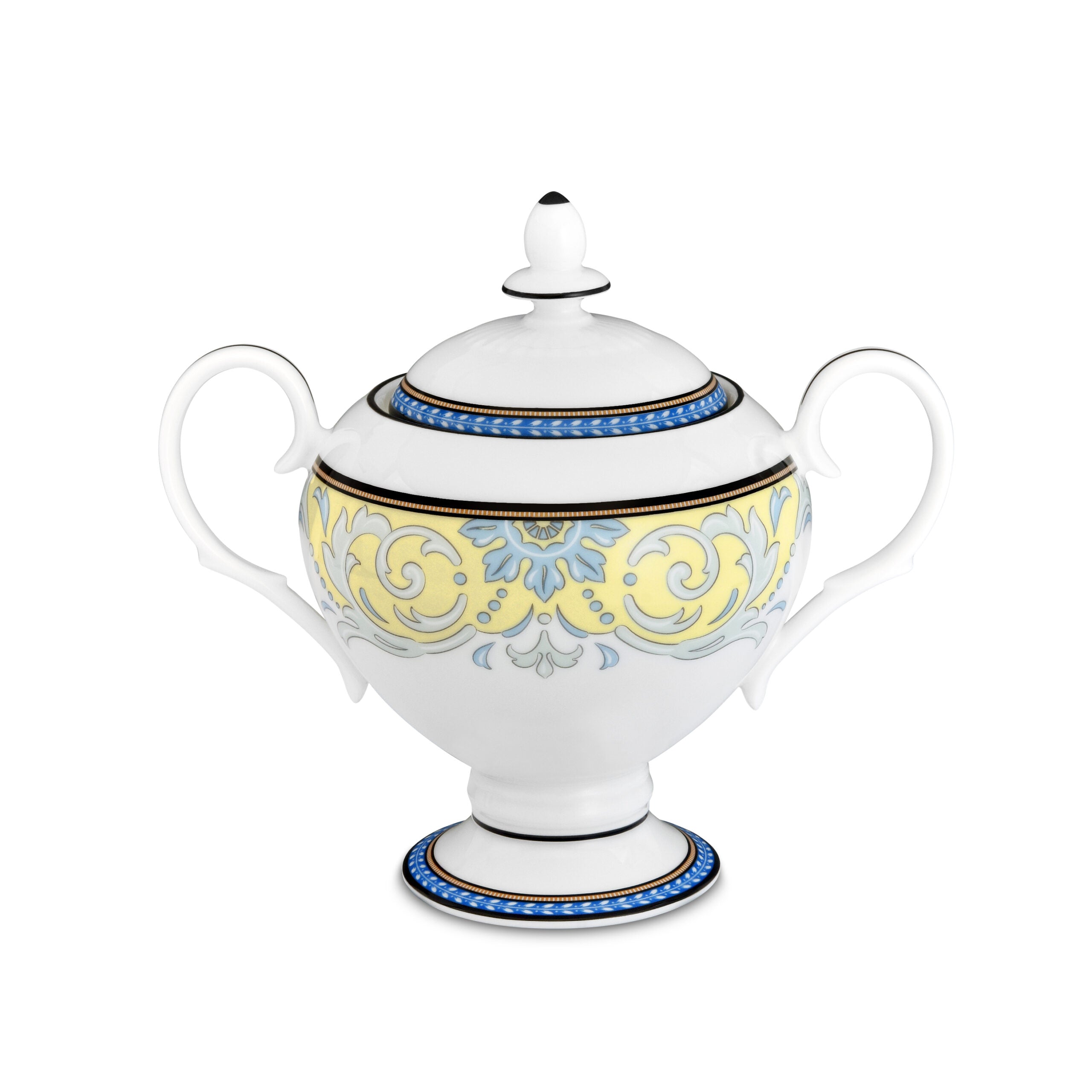 Noritake 47Pcs Dinner & Tea Set with Teapot for 8 Person - Menorca Palace