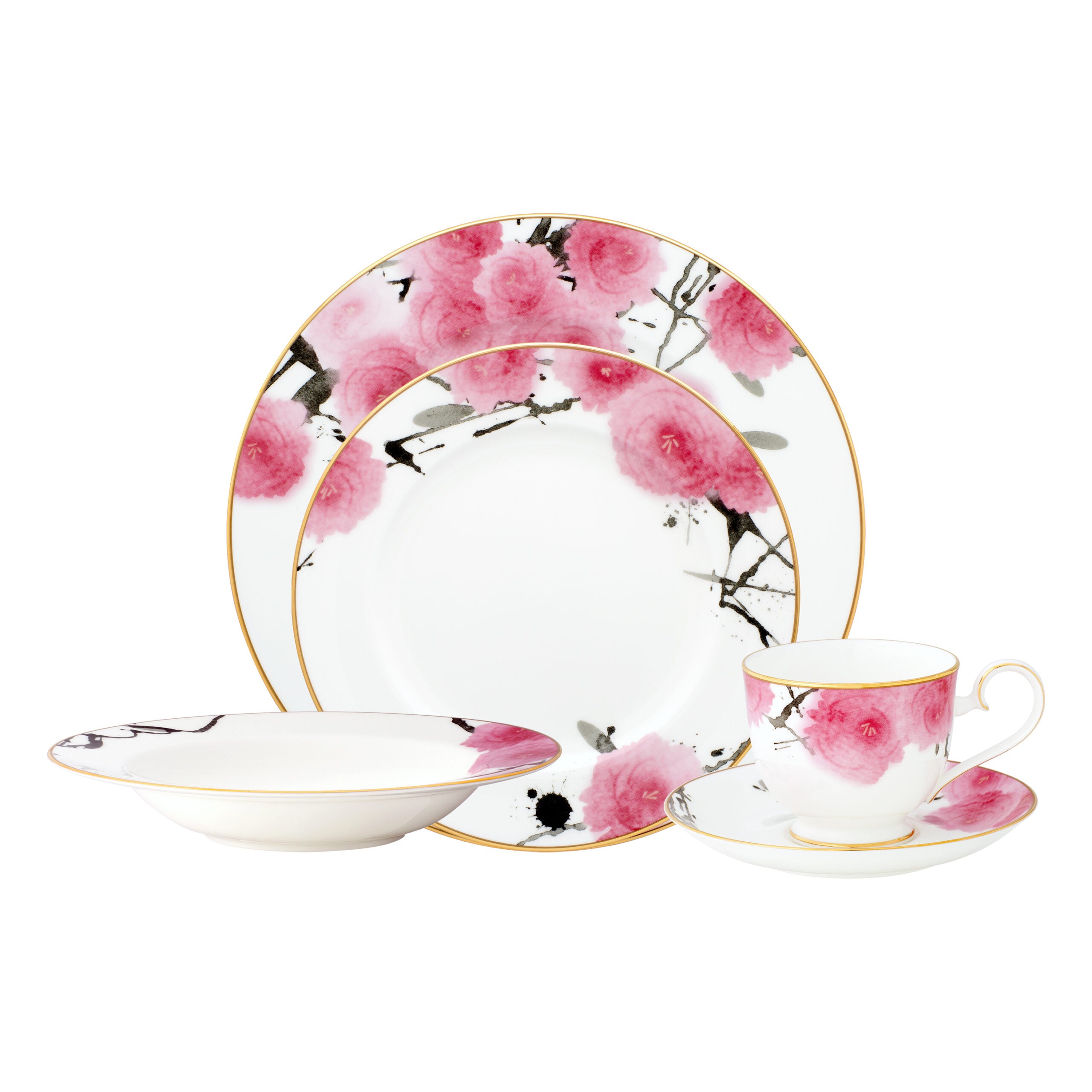Noritake 47Pcs Dinner & Tea Set for 8 Person - Yae