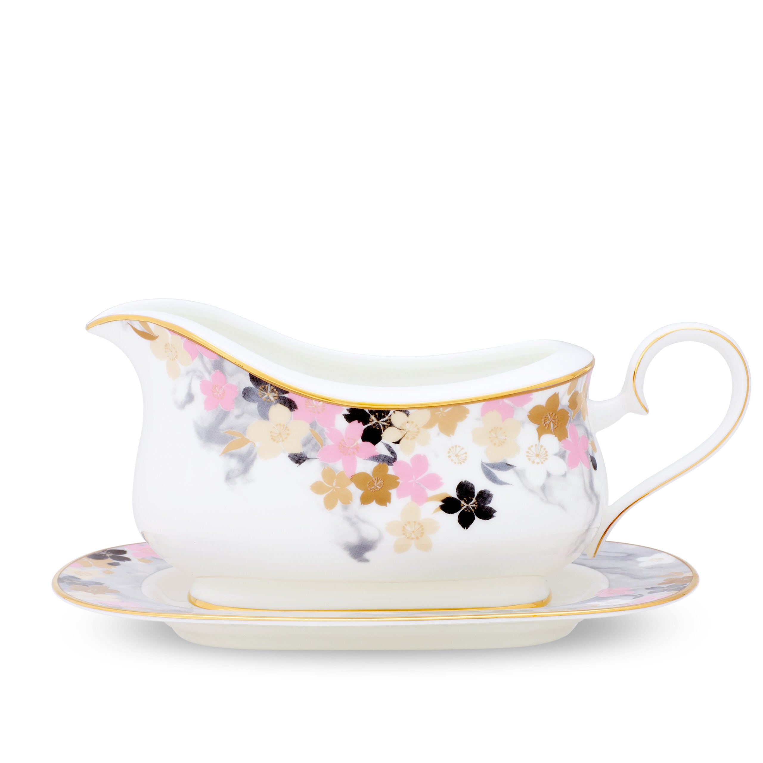 Noritake 96pcs Dinner and Tea Set for 12 Person - Moonlit Blossoms