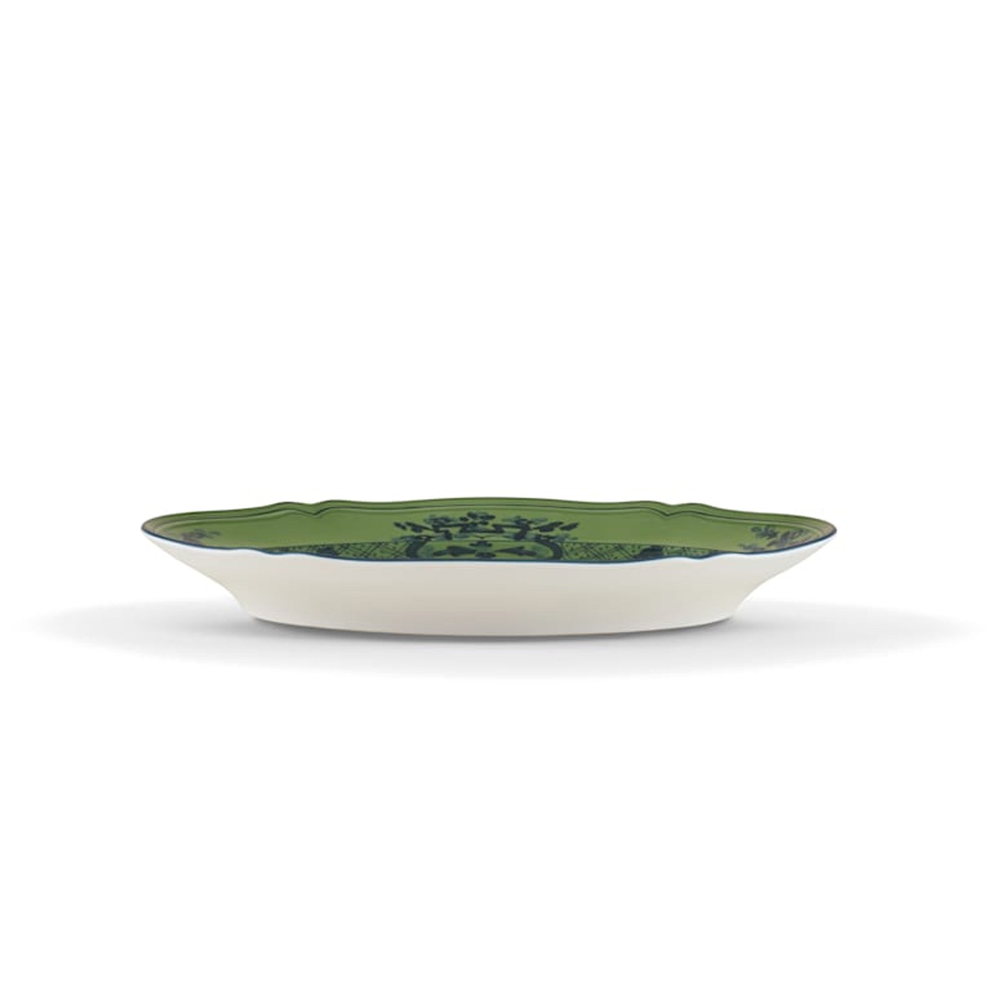 Ginori 1735 Oval Flat Platter 34CM - Oriente Italiano Malachite