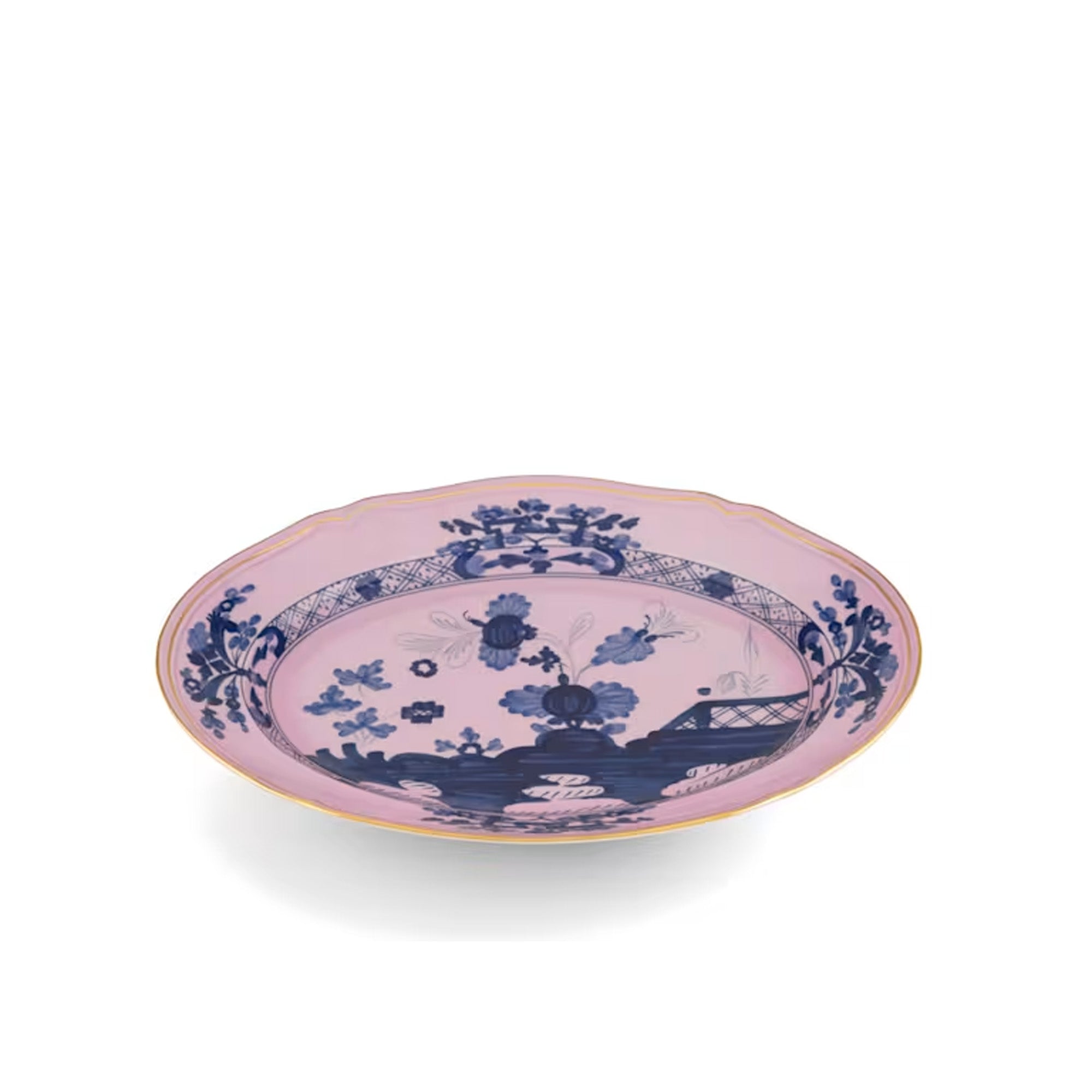 Ginori 1735 Oval Flat Platter 34CM - Oriente Italiano Azalea