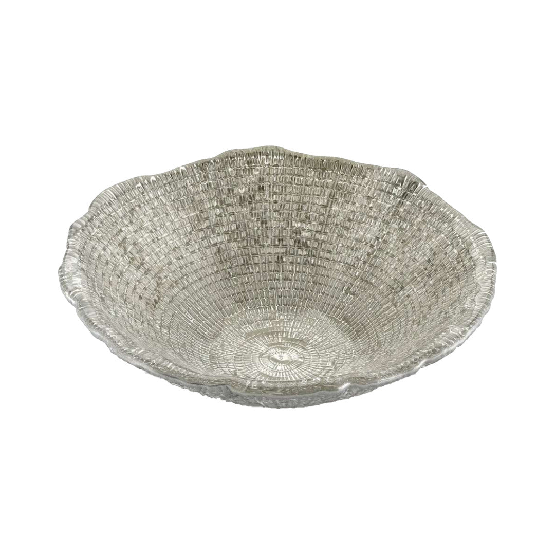 IVV Diamante Individual Bowl - Beige Chrome Decoration