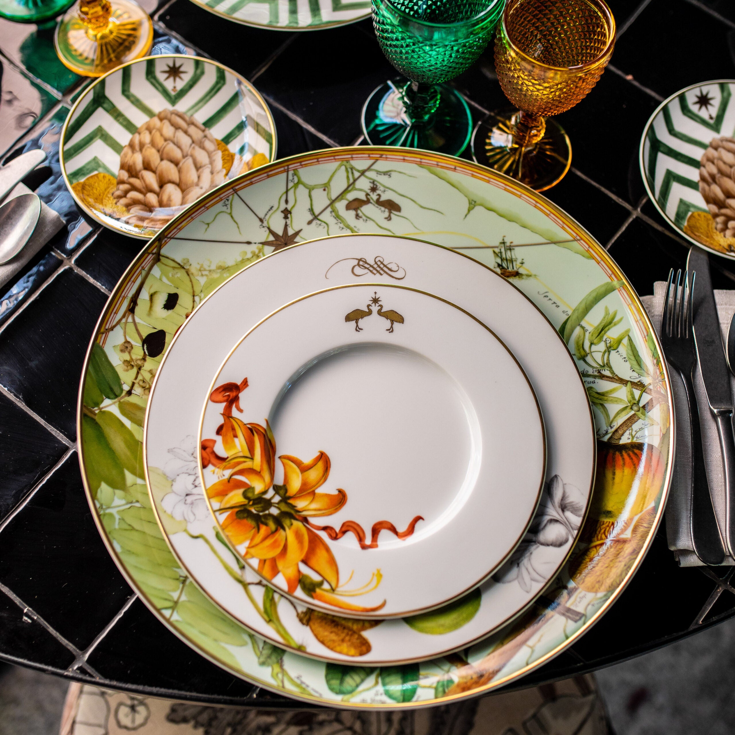 Vista Alegre Dessert Plate - Amazonia