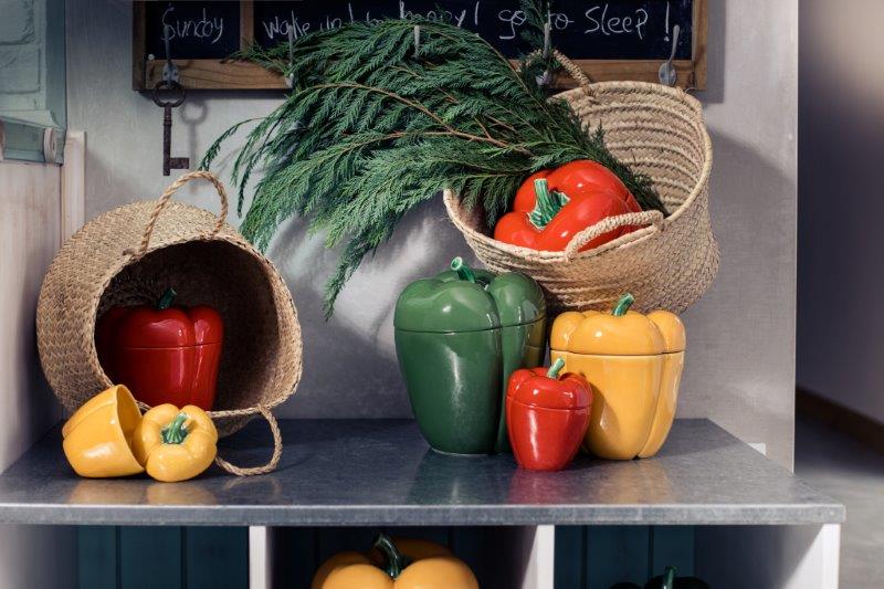 Bordallo Pinheiro Medium Box Green 22cm - Pepper