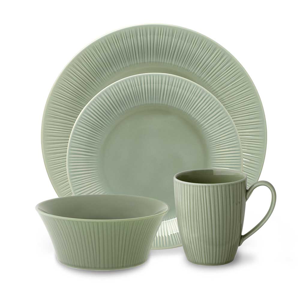 Noritake 16Pcs Dinner Set for 4 Person - Conifere Ash