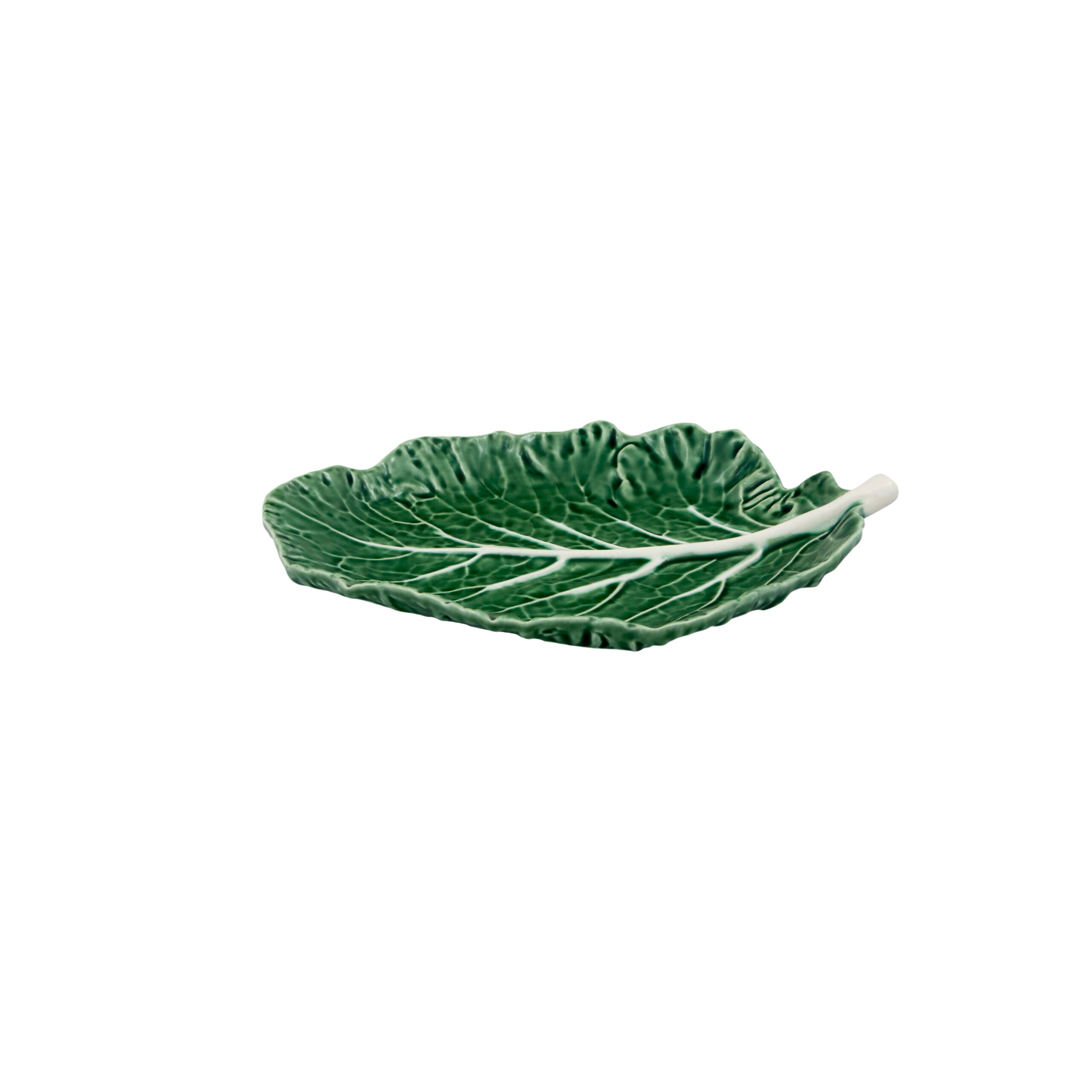 Bordallo Pinheiro Large Leaf 28cm – Natural Cabbage