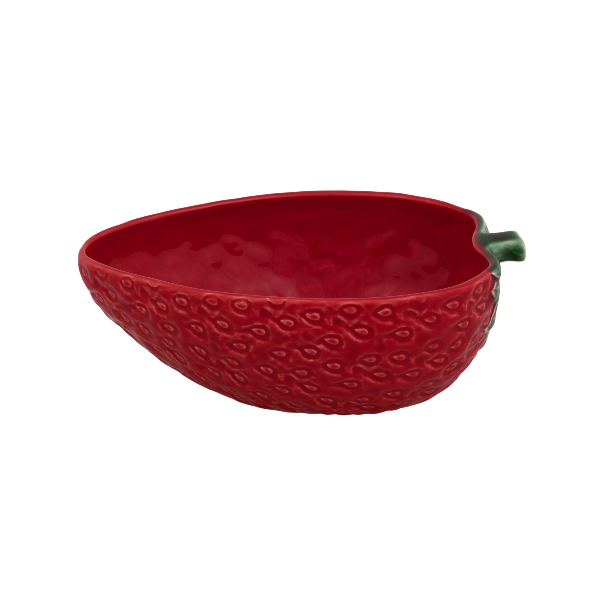 Bordallo Pinheiro Large Oval Bowl 24cm - Strawberries
