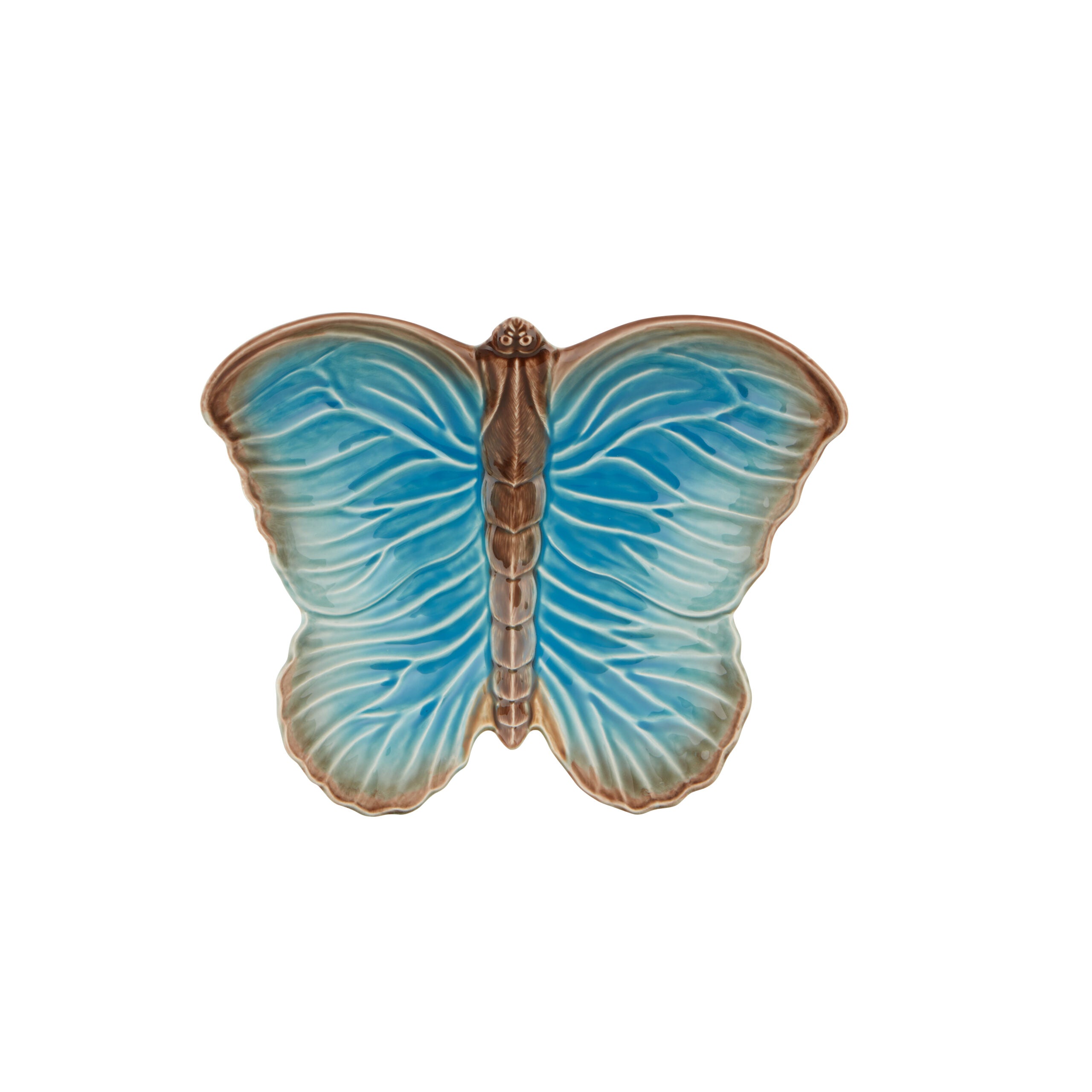 Bordallo Pinheiro Fruit Bowl - Cloudy Butterflies