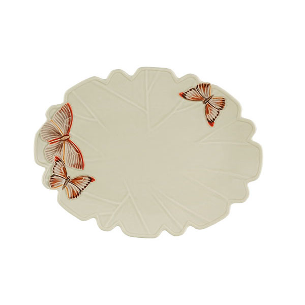 Bordallo Pinheiro Oval Platter - Cloudy Butterflies