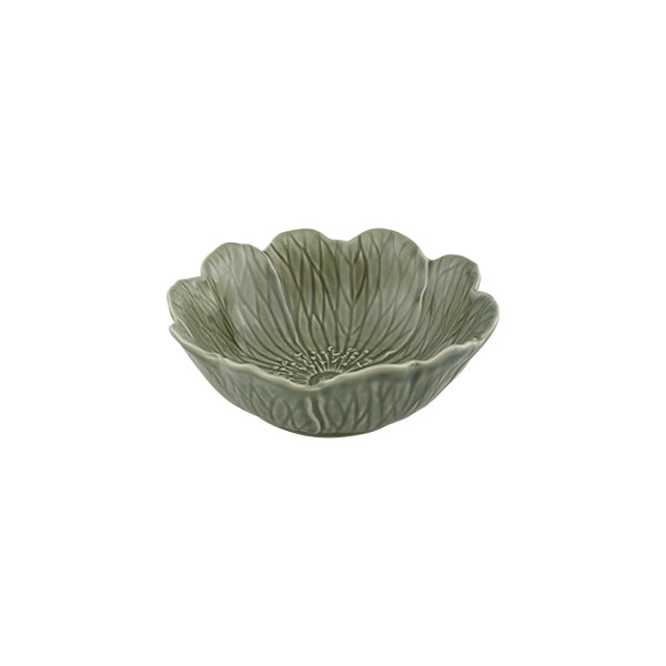 Bordallo Pinheiro Grey Large Bowl 17cm - Flora