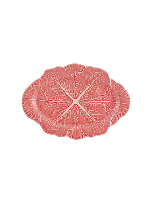 Pre-Order Bordallo Pinheiro Oval Platter 37.5cm - Cabbage Rose