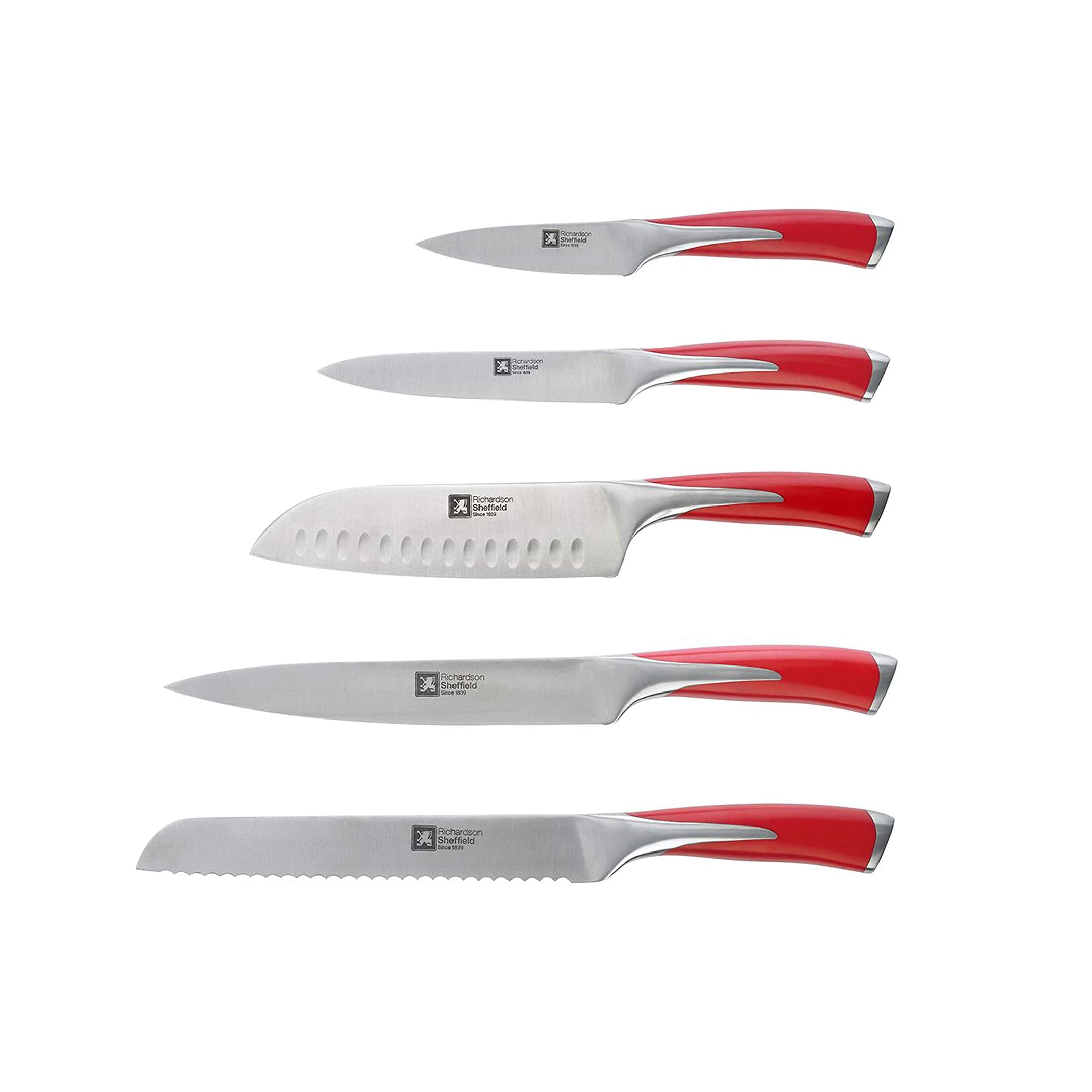 Richardson Sheffield KYU 5Pcs Fire Knife Block Set