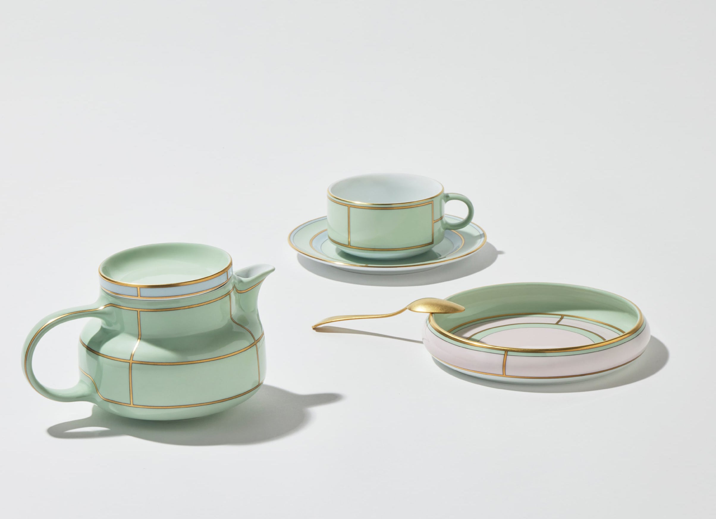 Ginori 1735 Teapot w/ Cover 770cc - Diva Verde