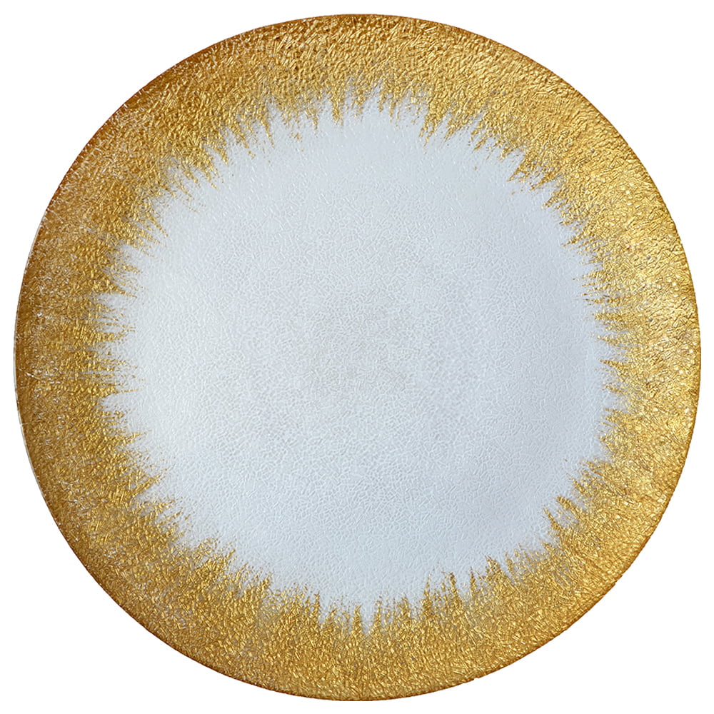 CHARGER PLATE-SPARKLE GOLD