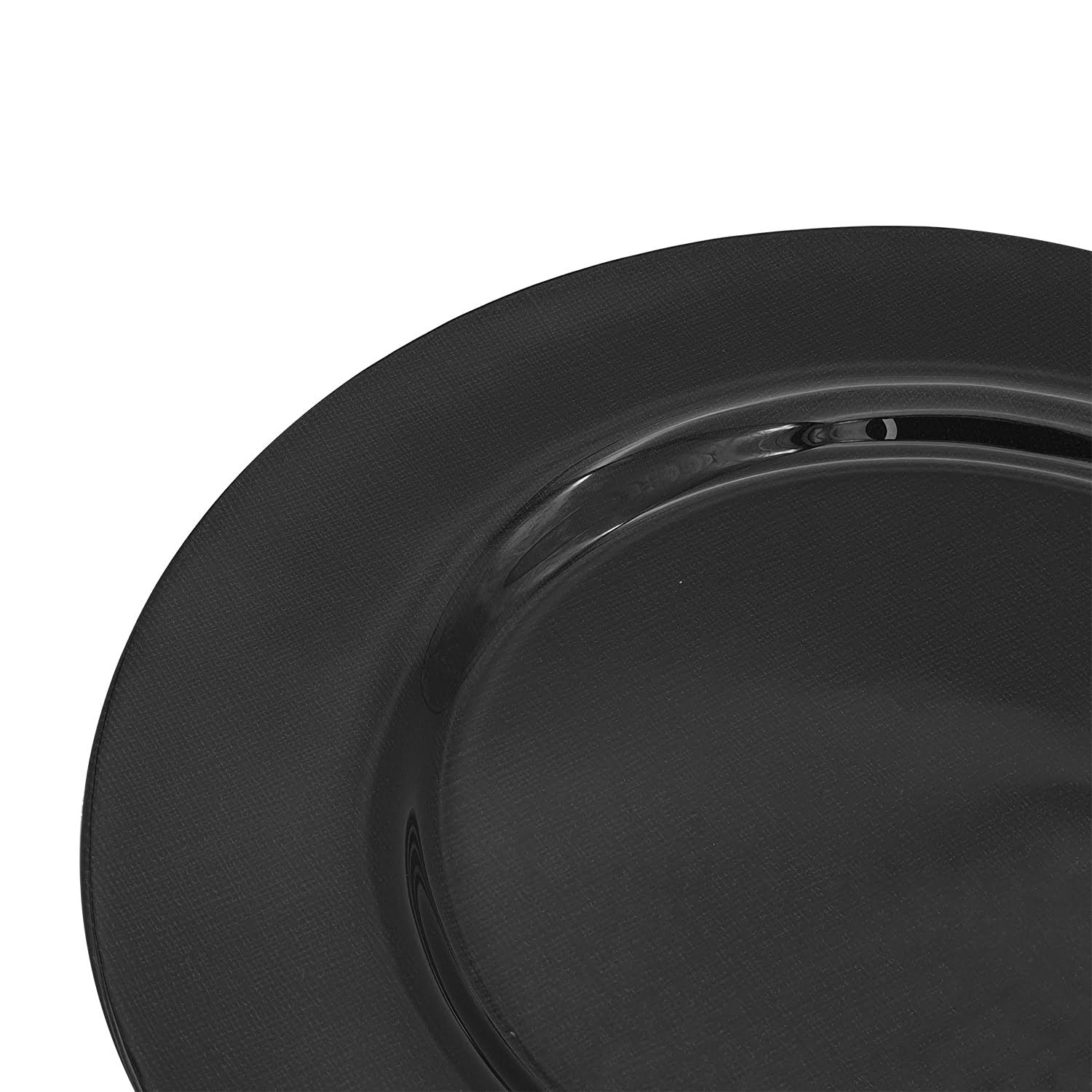 CHARGER PLATE 33 CM ROUND - FABRICA M013 BLACK