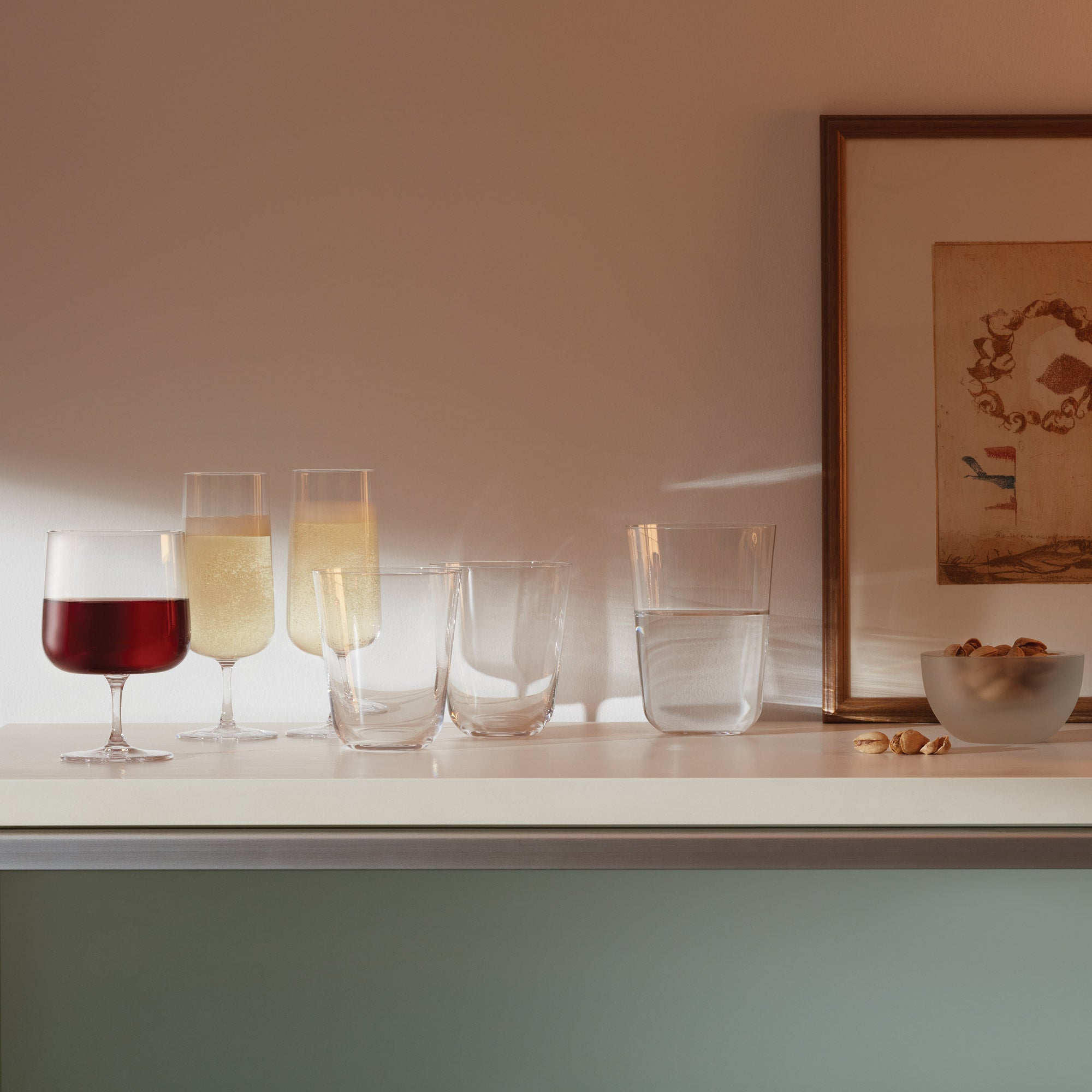 LSA International Arc Champagne Flute 240ML Clear x4