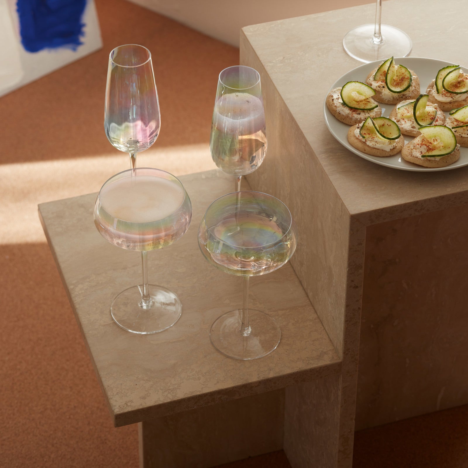 LSA International Red Wine Glass 460ML x4 - Pearl