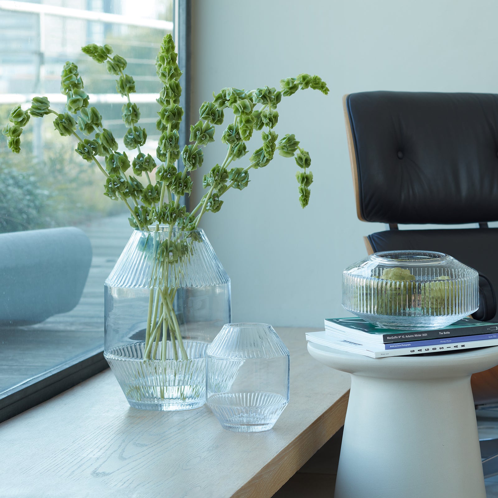 LSA International Rotunda Vase H20cm Clear